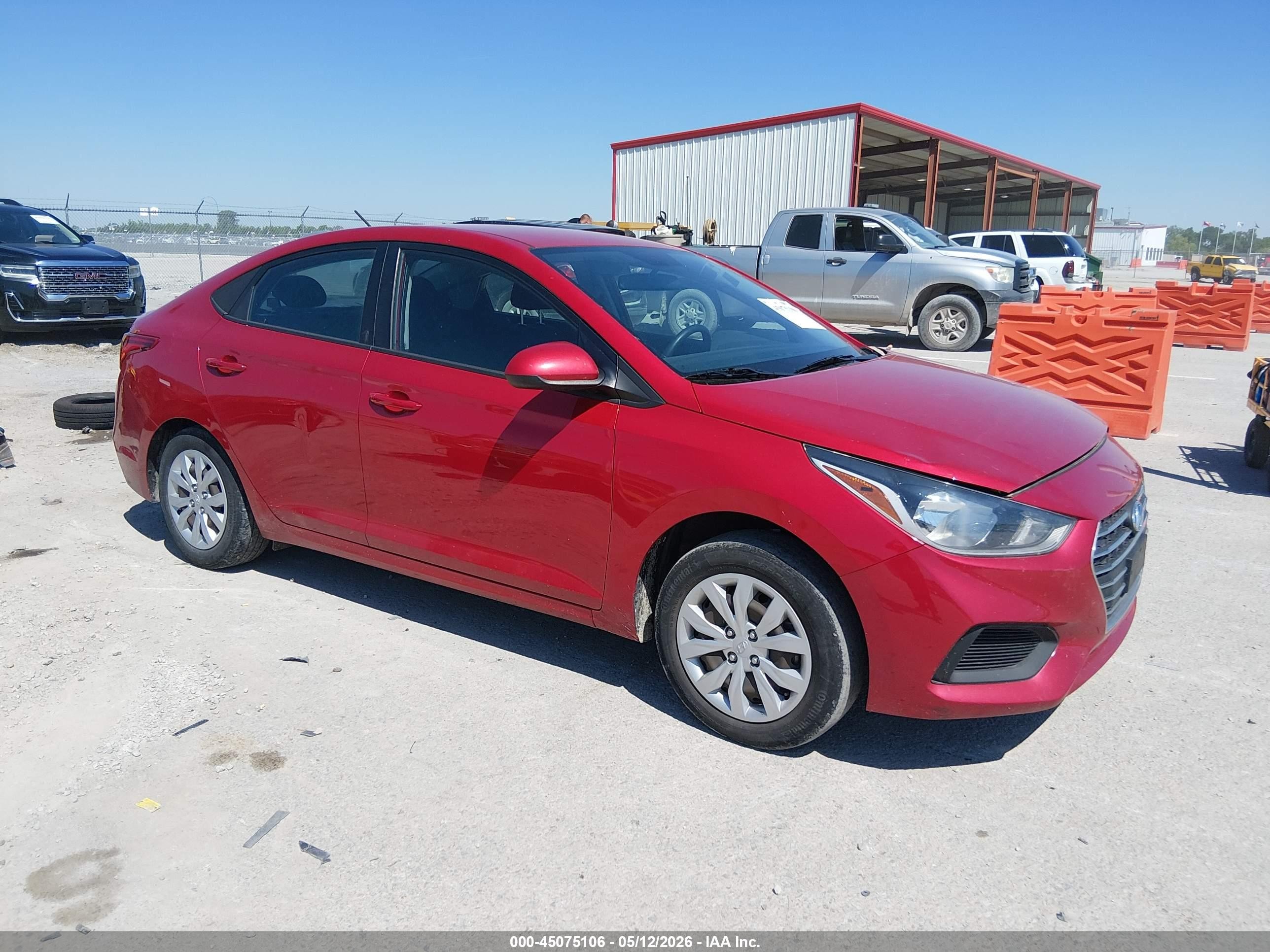 2022 Hyundai Accent SEL, VIN 3KPC24A6XNE168146 — Front end
