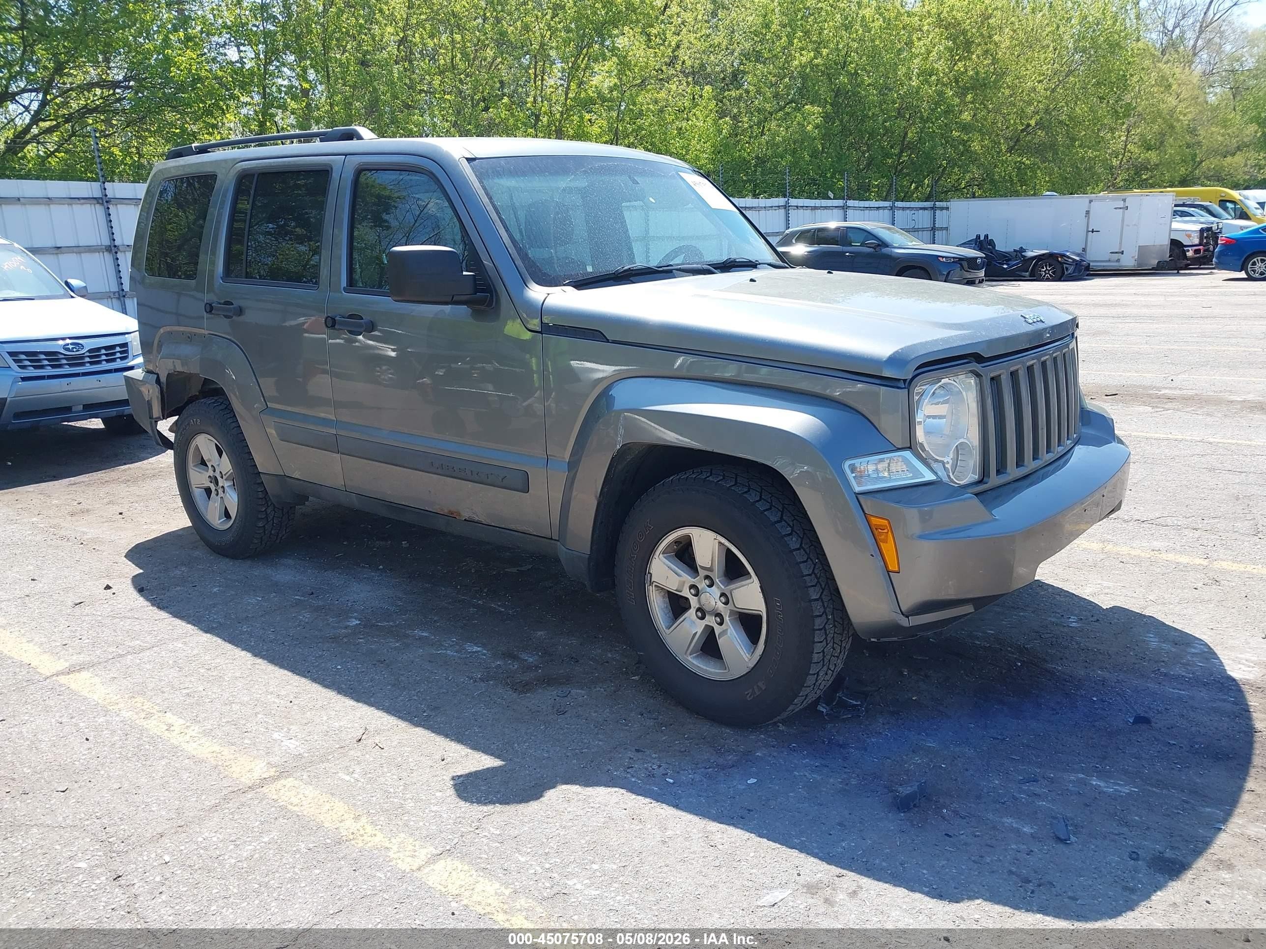 2012 Jeep Liberty Sport, VIN 1C4PJMAK5CW130649 — Rear end