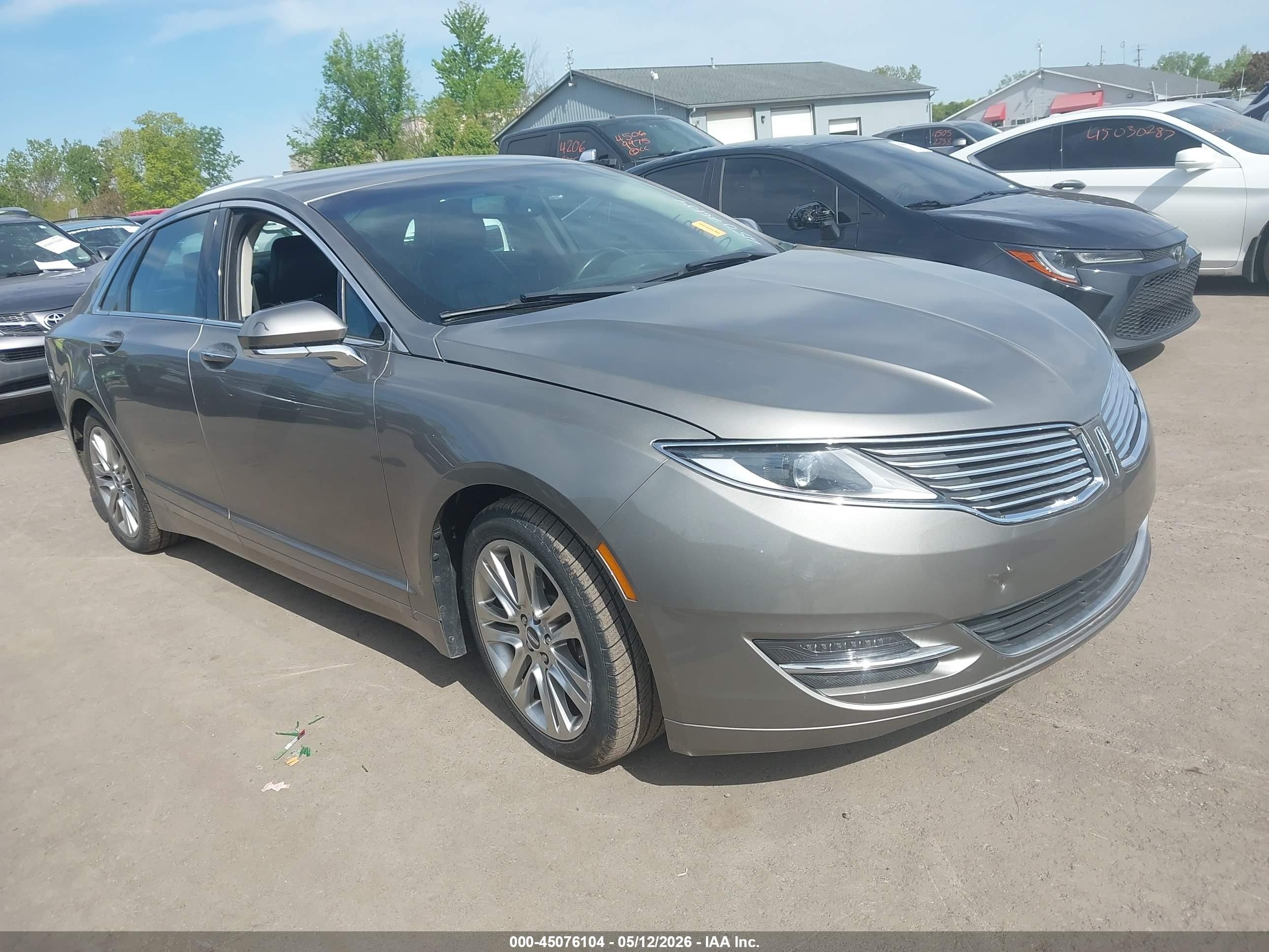 2015 Lincoln MKZ, VIN 3LN6L2G92FR620418 — Electrical