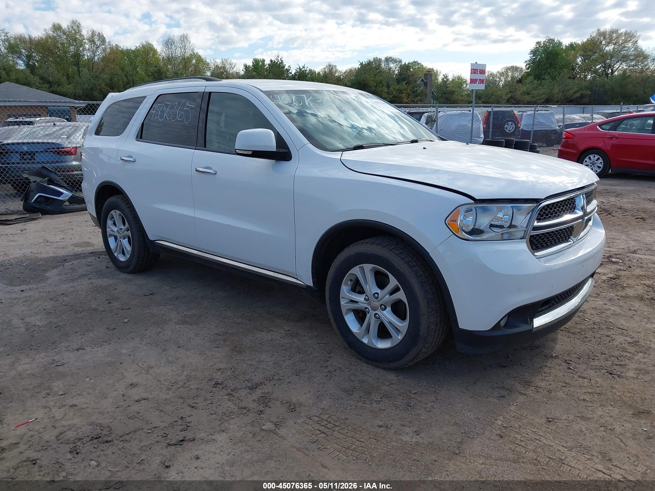 2013 Dodge Durango Crew, VIN 1C4RDJDG3DC674849 — Roof