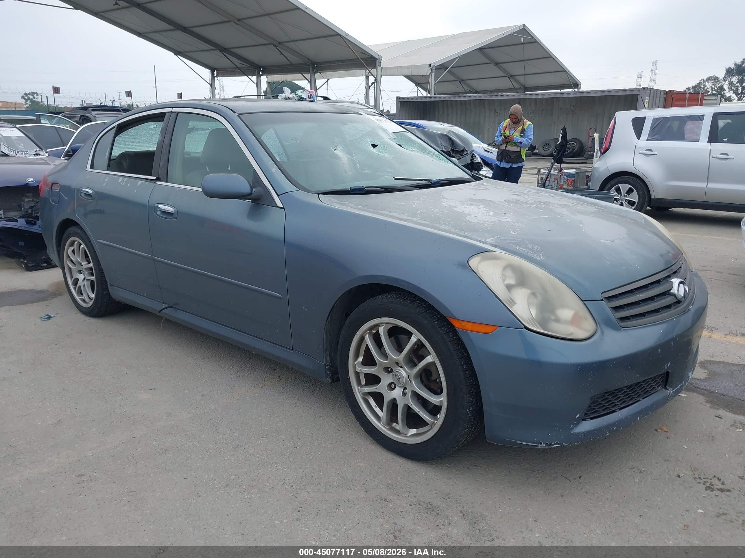 2005 Infiniti G35, VIN JNKCV51E95M201898 — Vandalism
