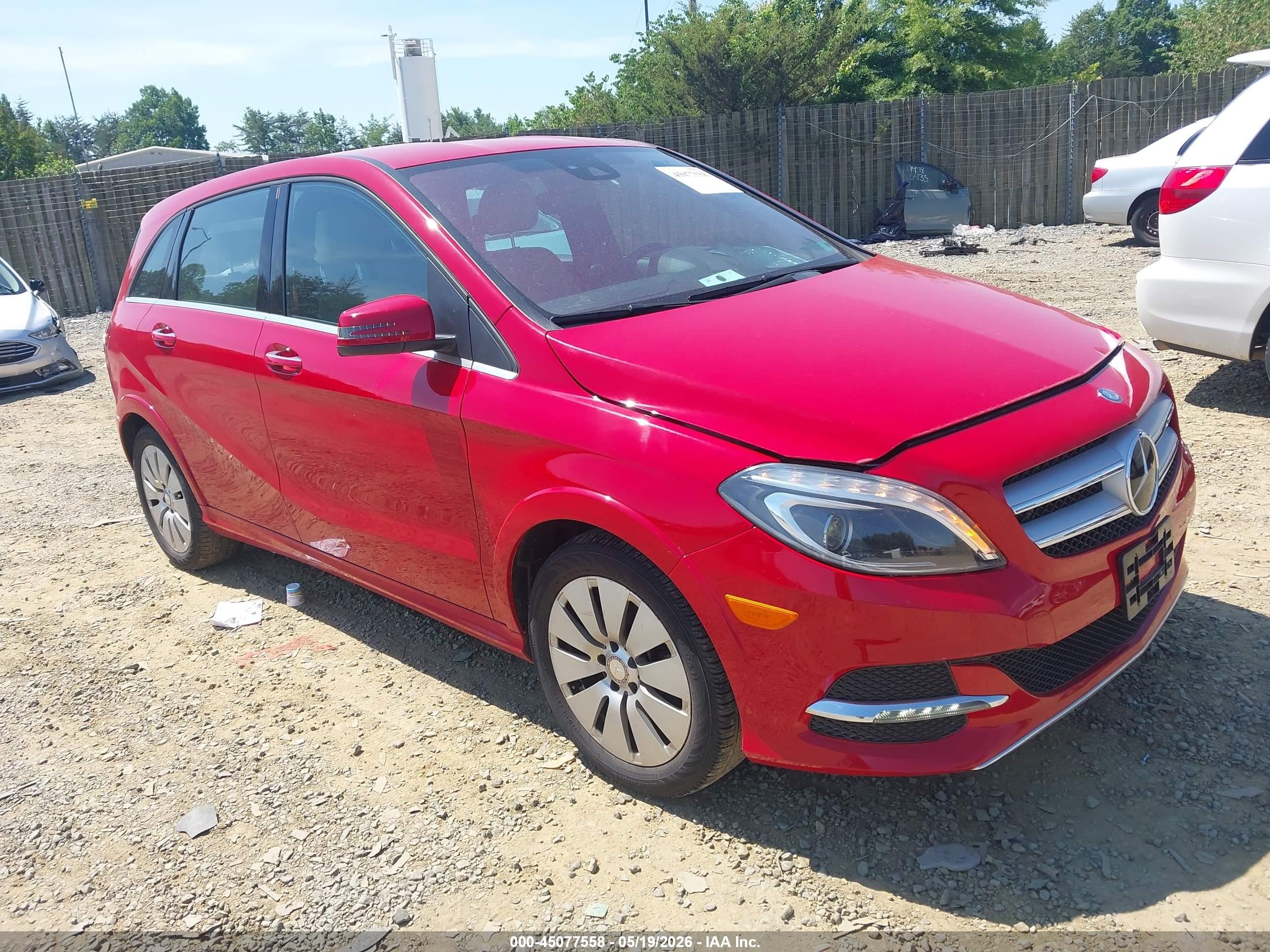 2017 Mercedes-Benz B B 250e, VIN WDDVP9AB7HJ014558 — Electrical