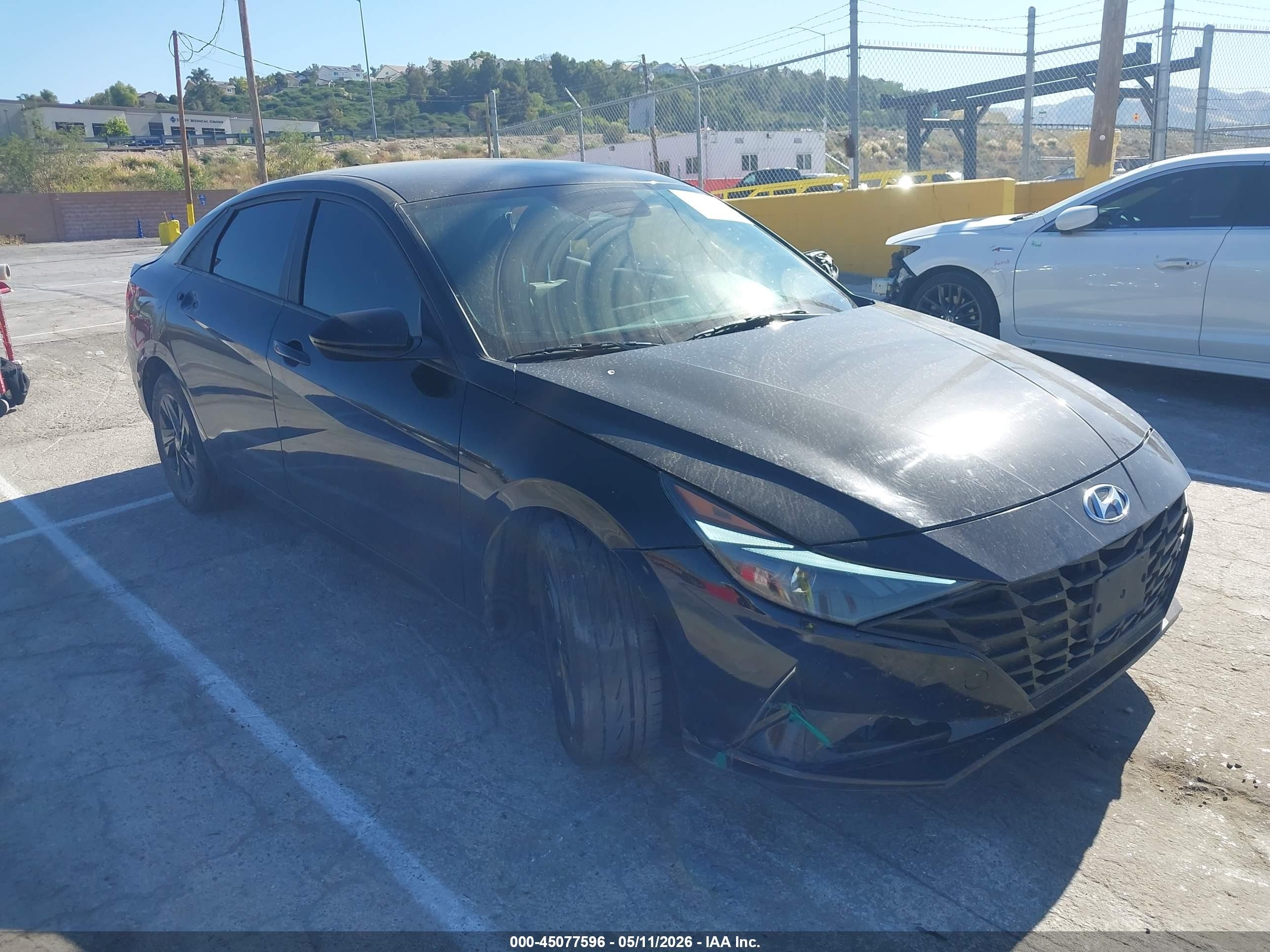 2023 Hyundai Elantra Blue, VIN KMHLM4AJ1PU074395 — Side