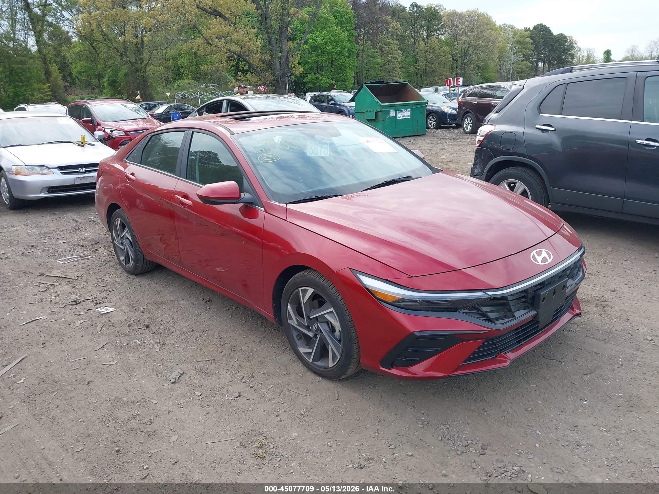 2024 Hyundai Elantra SEL, VIN KMHLS4DG6RU829257 — Not stated