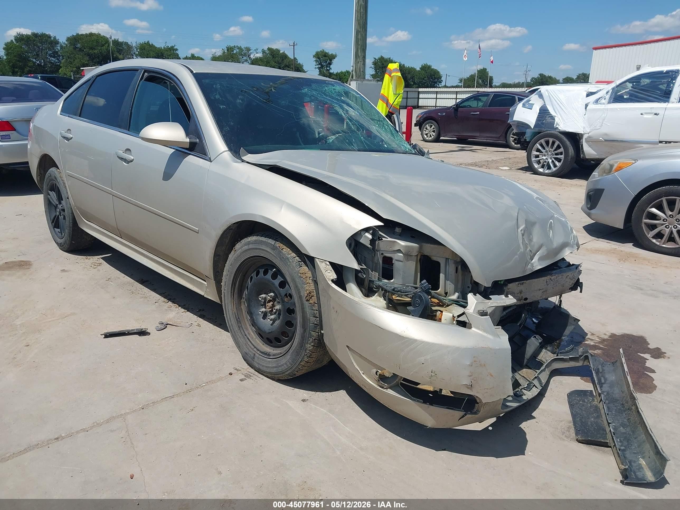 2012 Chevrolet Impala Police Police, VIN 2G1WD5E33C1159885 — Front end