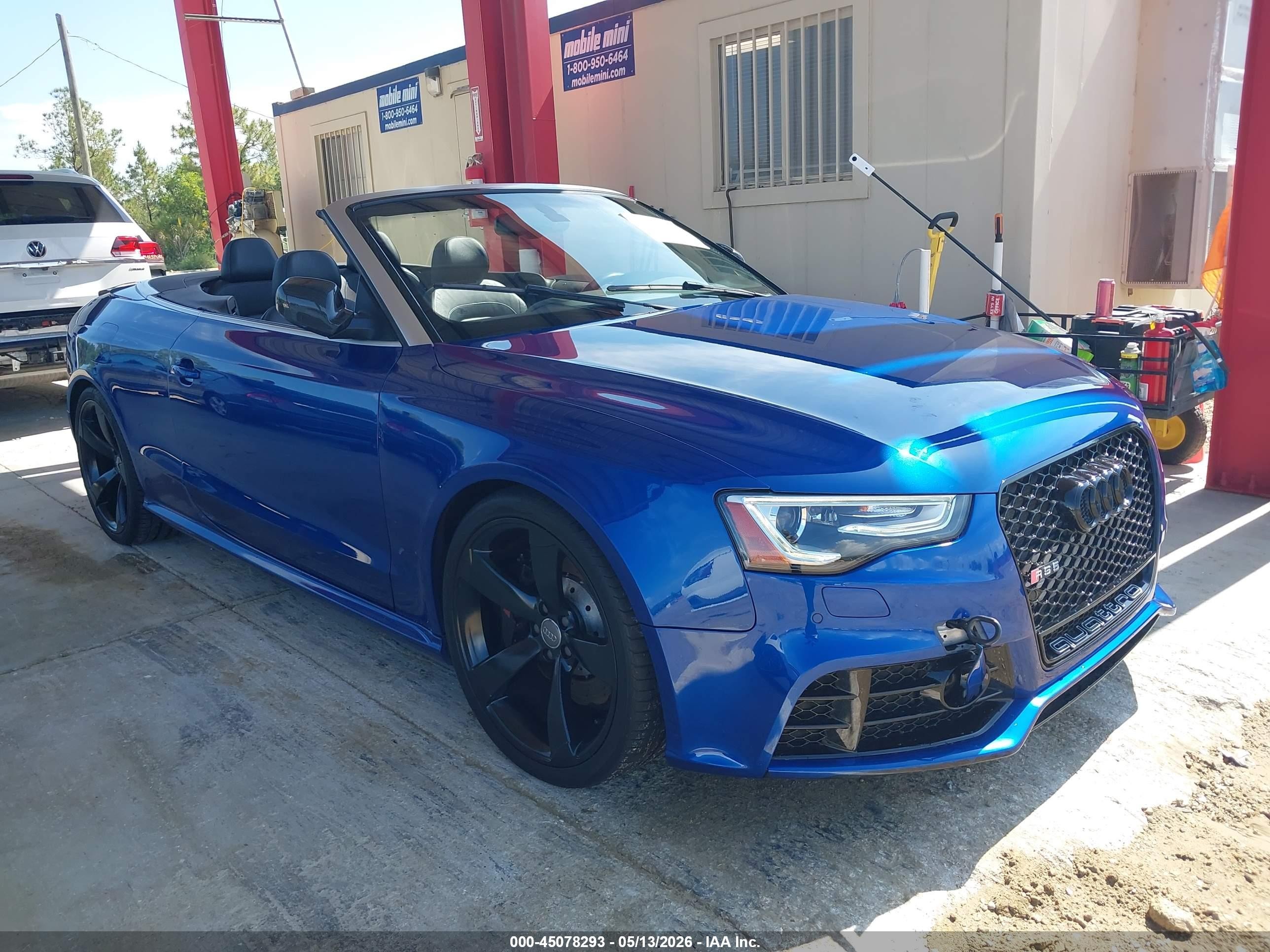 2014 Audi RS 5, VIN WUAC6AFH9EN900598 — Mechanical