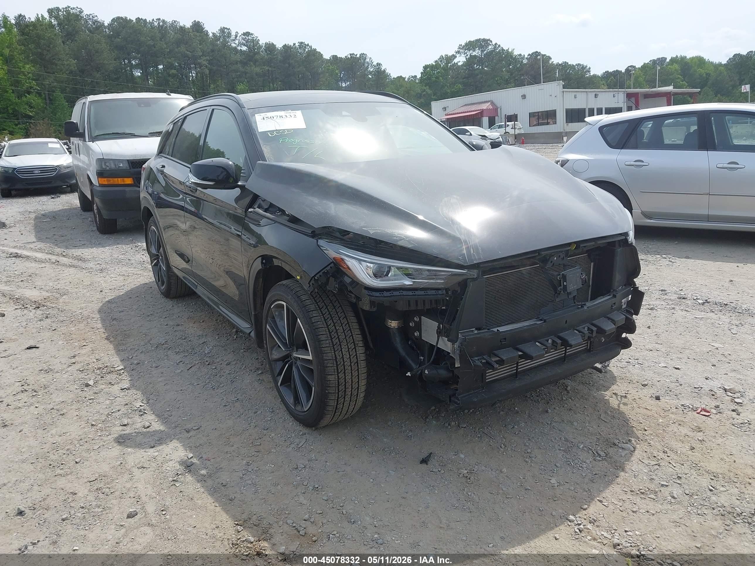 2023 Infiniti QX50 Sport, VIN 3PCAJ5FA0PF114199 — Front end