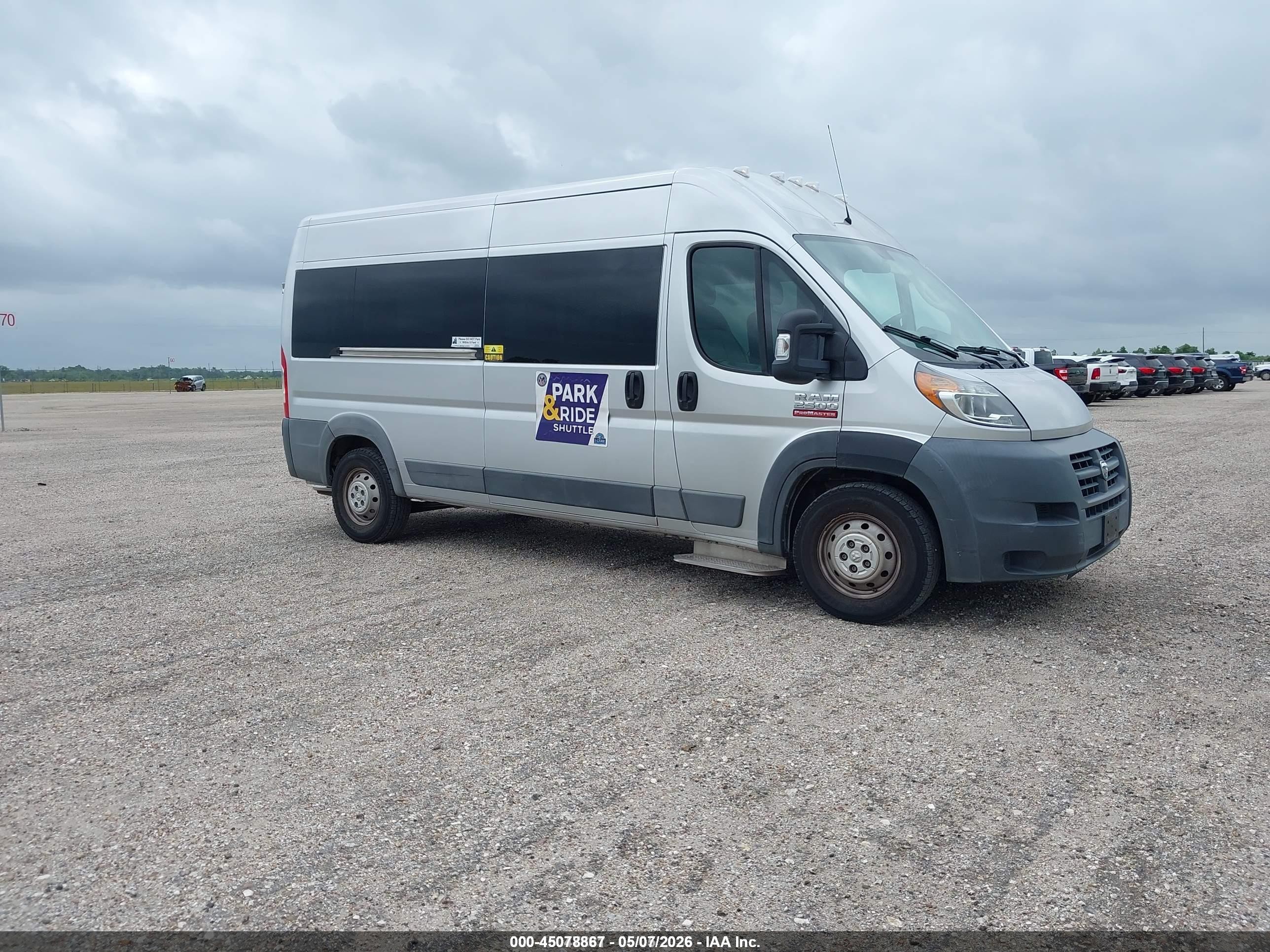 2018 Ram ProMaster, VIN 3C7WRVPG8JE154726 — Normal wear