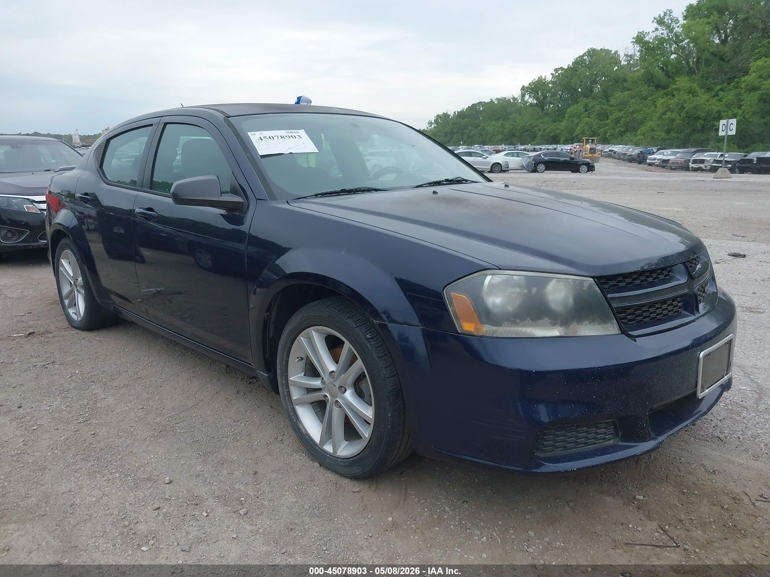 2014 Dodge Avenger SE, VIN 1C3CDZAB2EN218848 — Normal wear