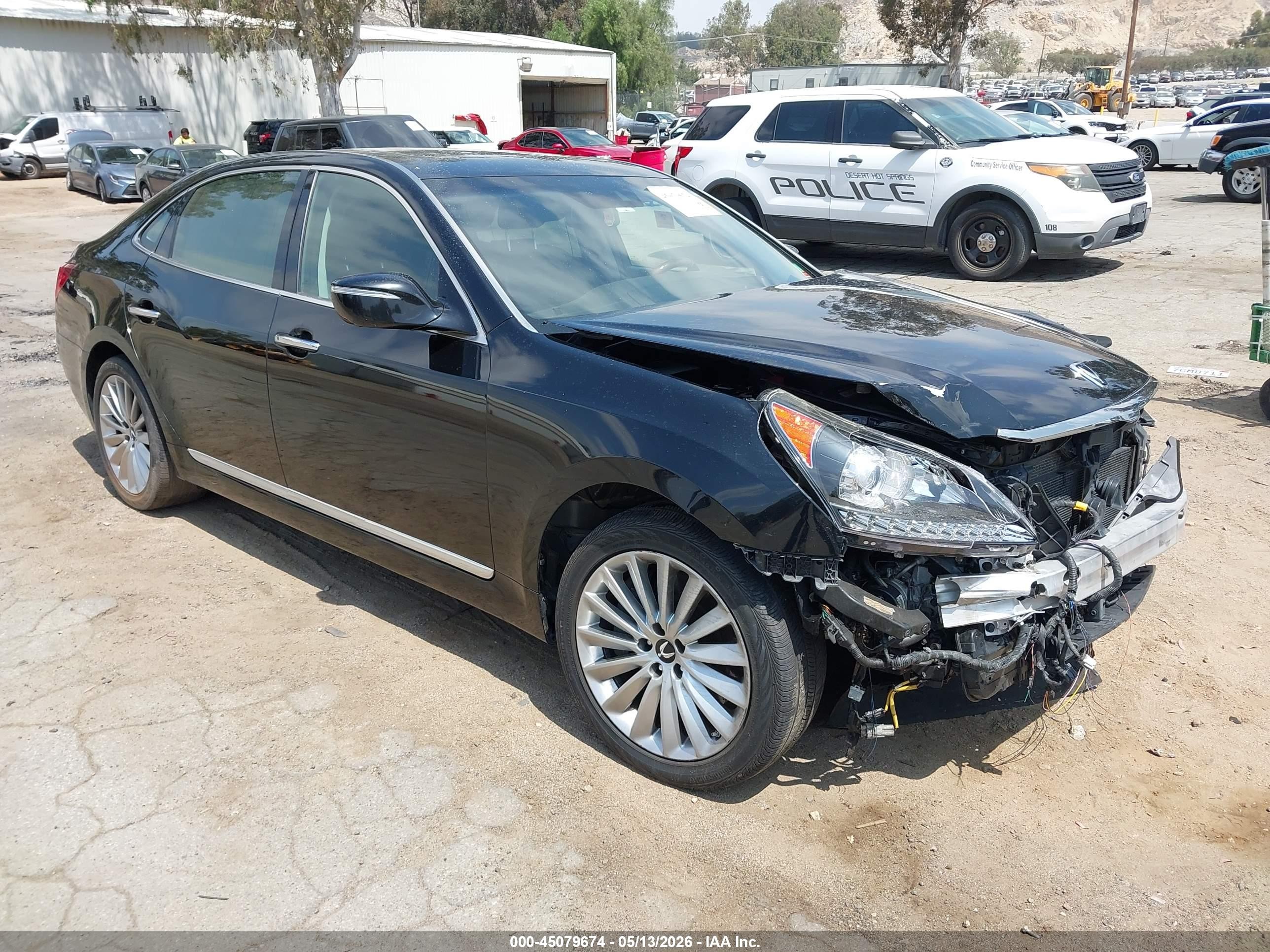 2014 Hyundai Equus Signature, VIN KMHGH4JH5EU089238 — Biohazard / chemical