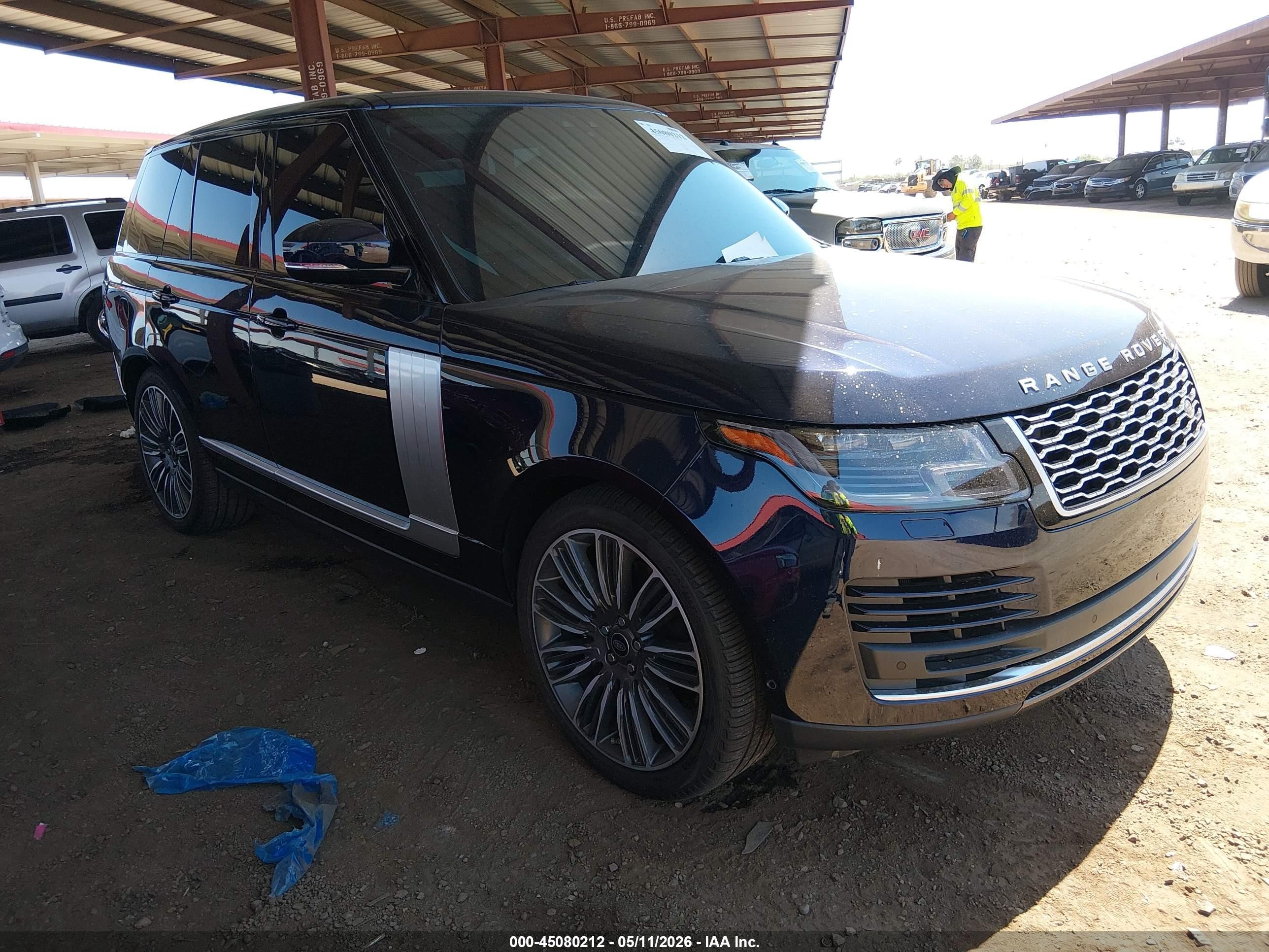 2021 Land Rover Range Rover Westminster, VIN SALGS2RU2MA438389 — Rear end