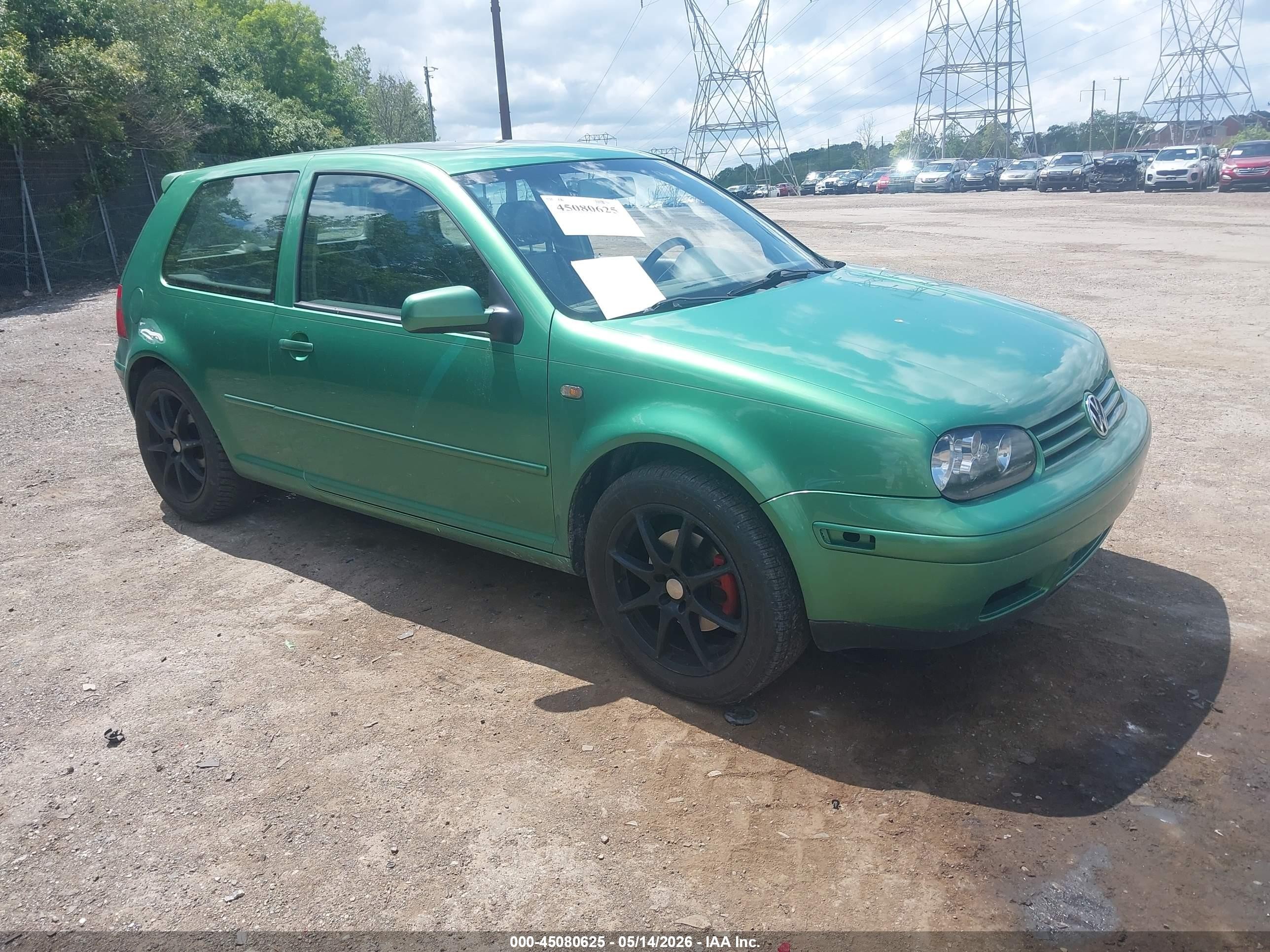 2001 Volkswagen Golf GTI, VIN 9BWDD21J914025049 — Side