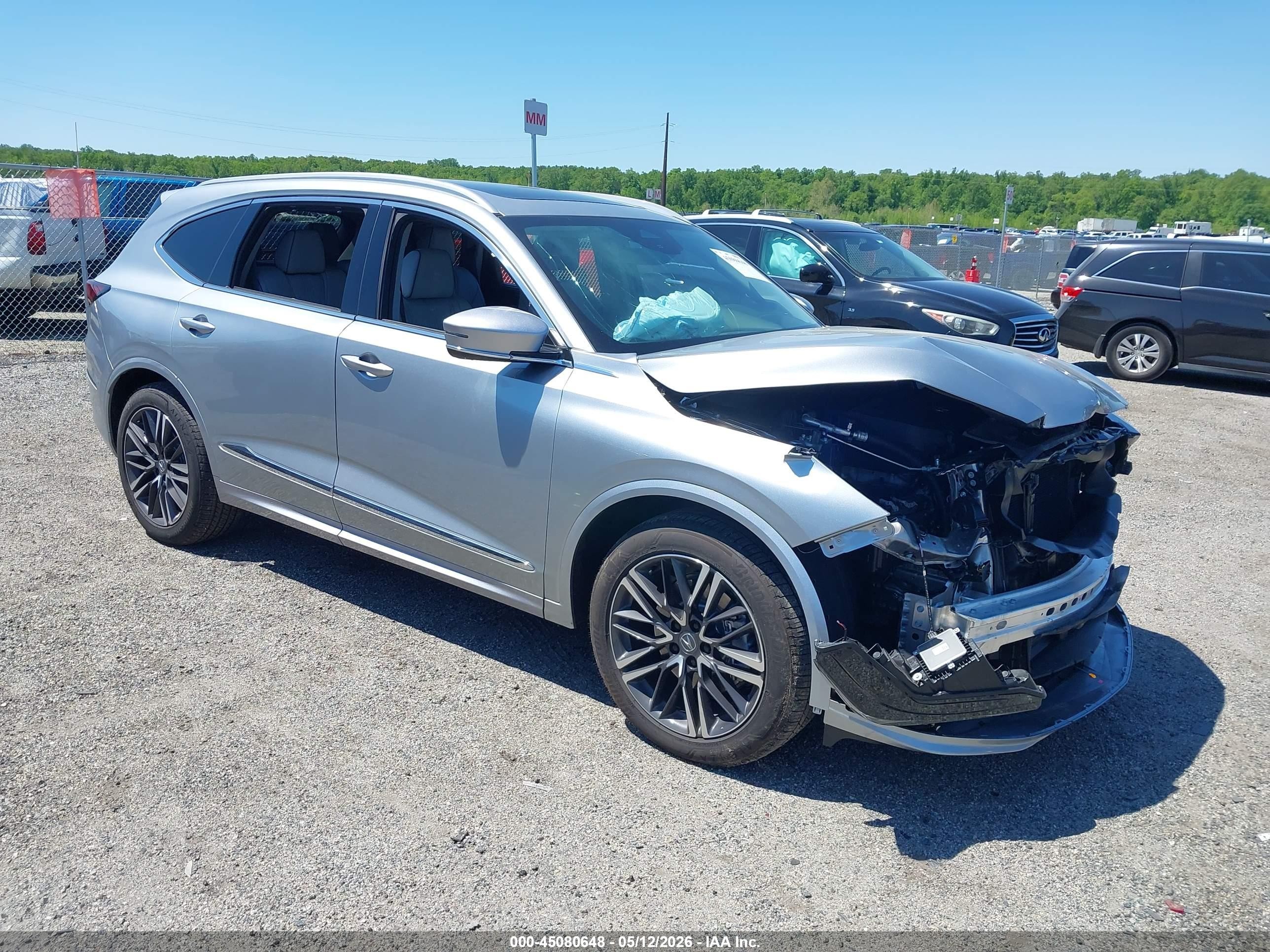 2026 Acura MDX Advance, VIN 5J8YE1H83TL020753 — Front end