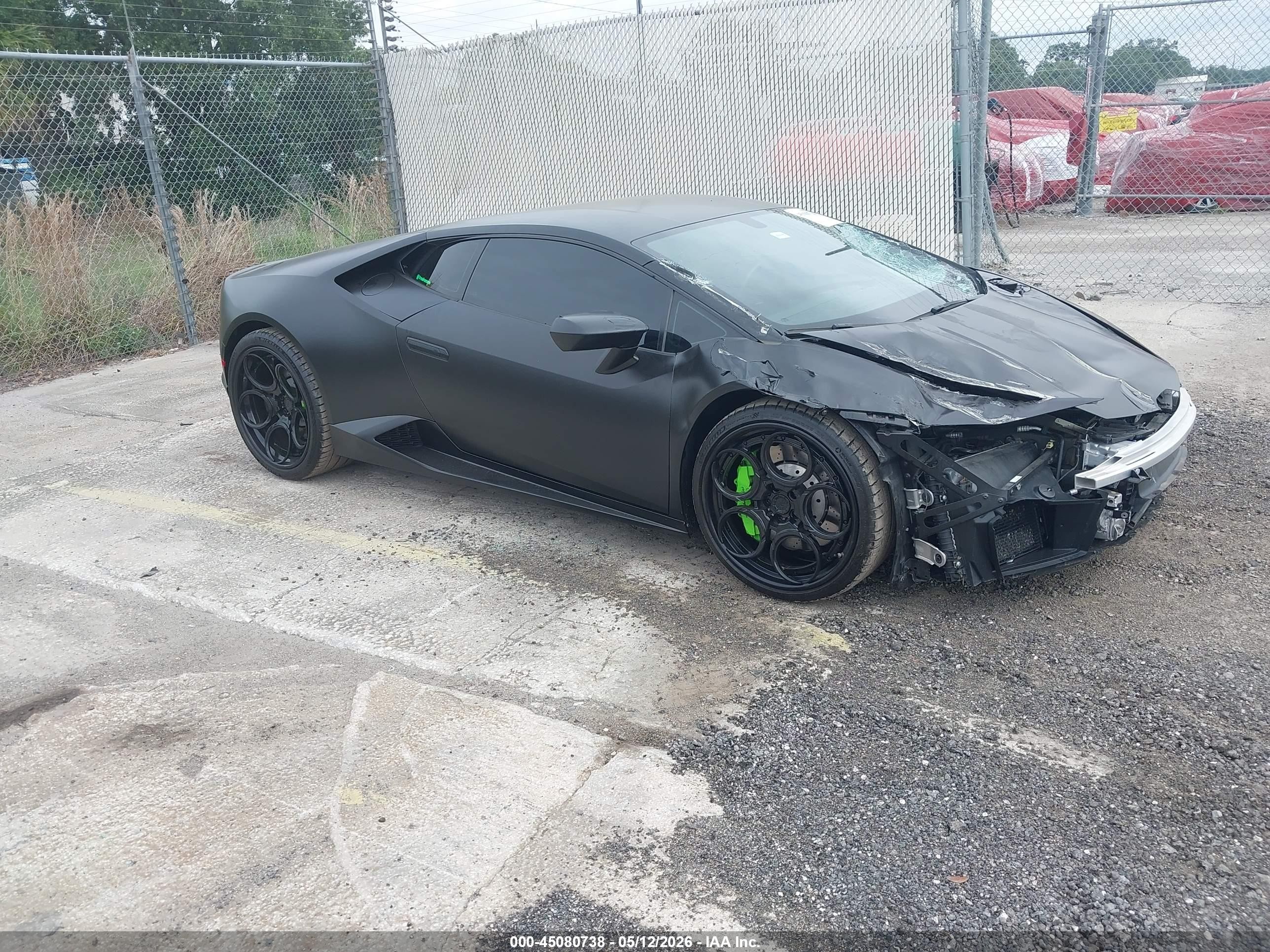 2017 Lamborghini Huracan, VIN ZHWUC2ZF8HLA07651 — Front end