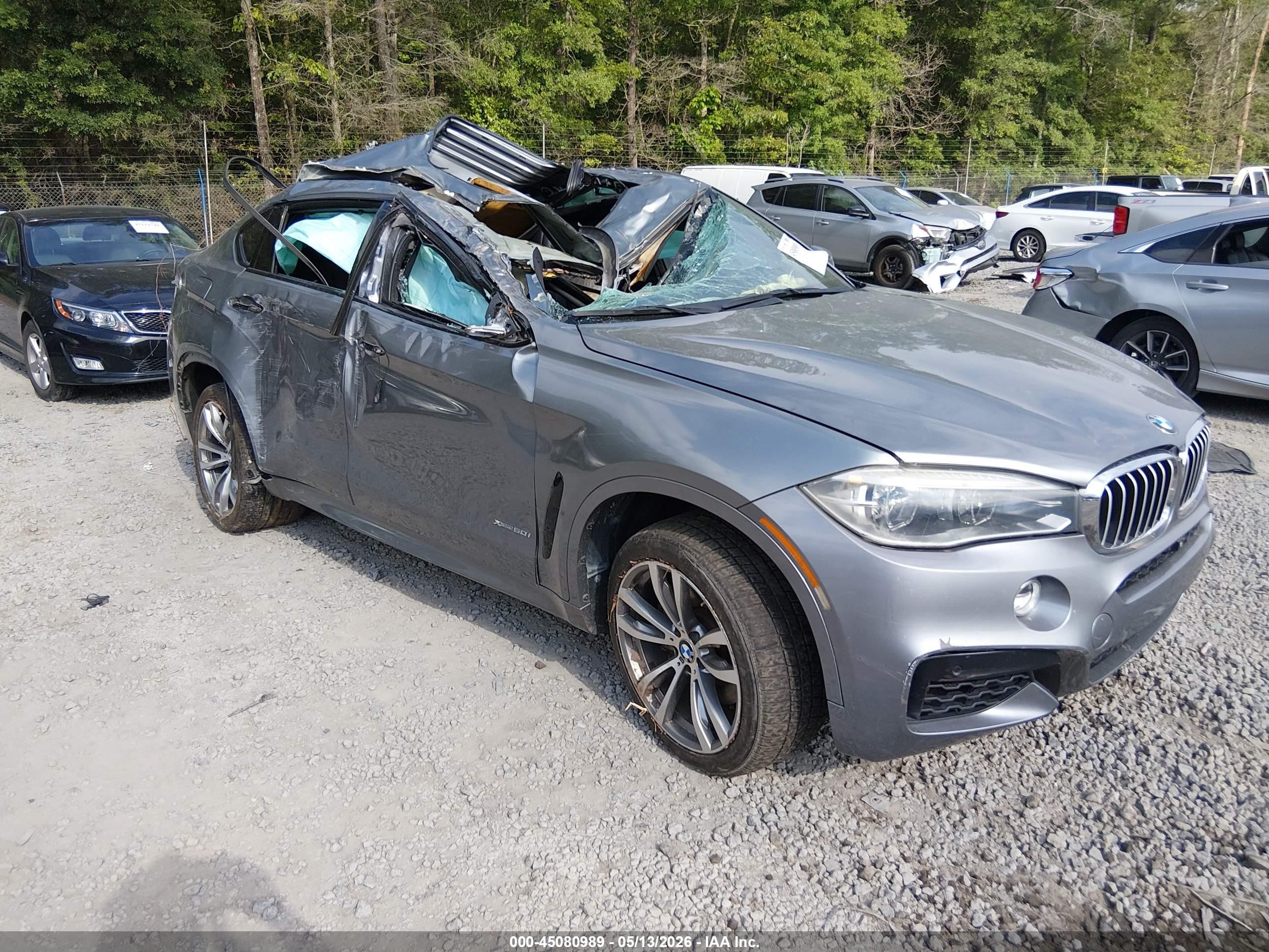 2016 BMW X6 xDrive50i, VIN 5UXKU6C53G0R34444 — Rollover