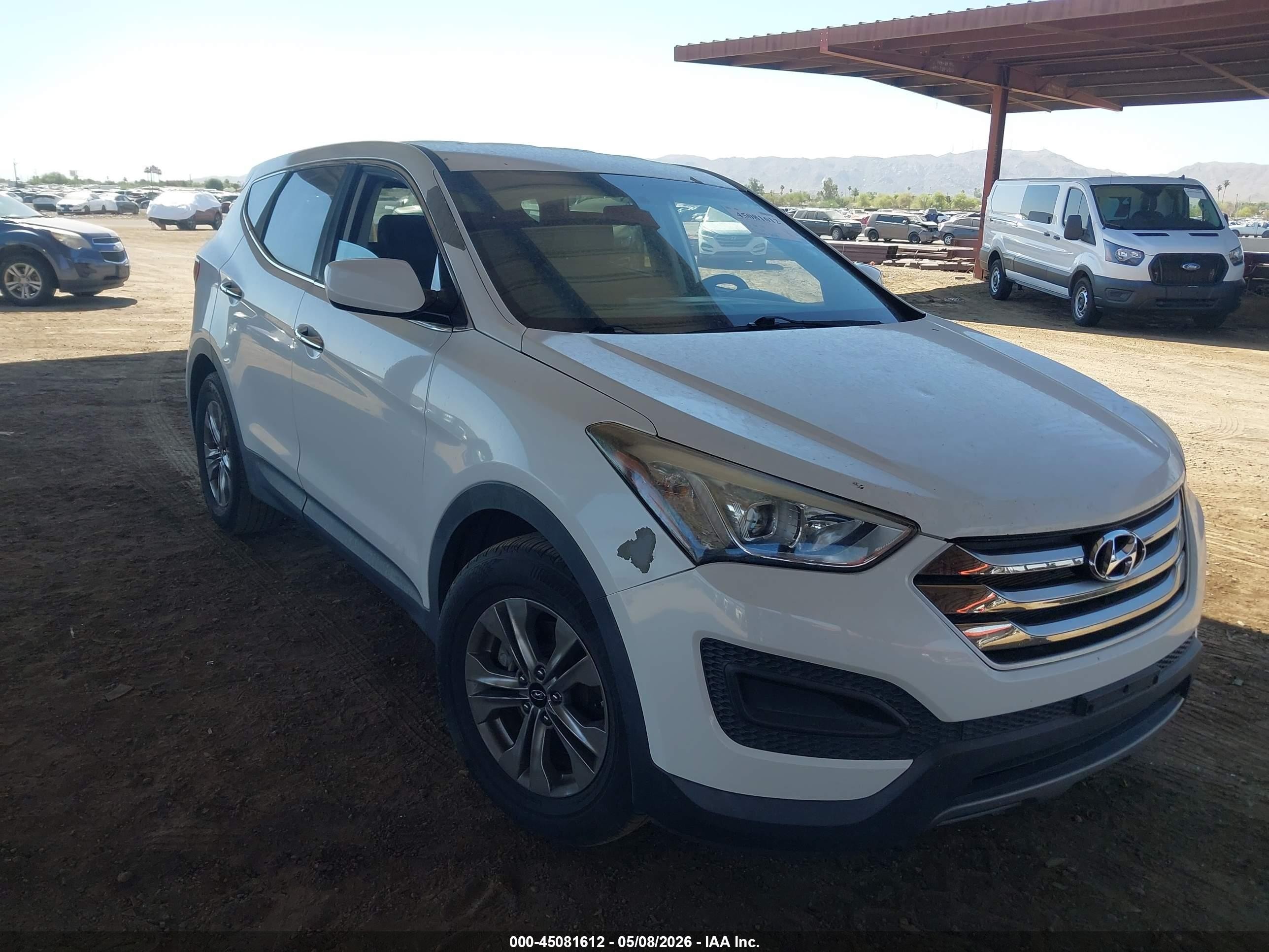 2015 Hyundai Santa Fe, VIN 5XYZT3LBXFG259966 — Фото с аукциона