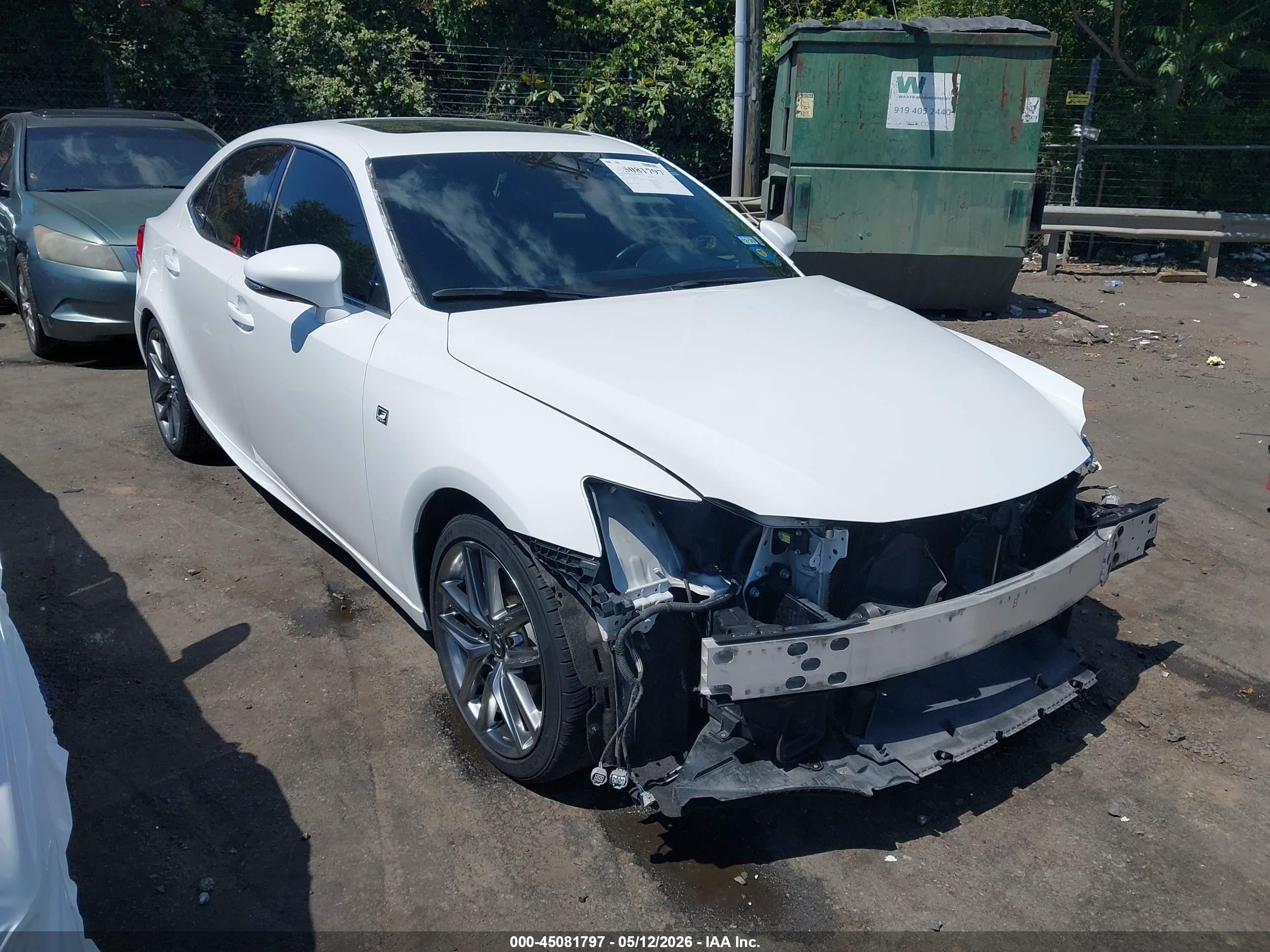 2019 Lexus IS 300 F Sport, VIN JTHC81D24K5035135 — Front end