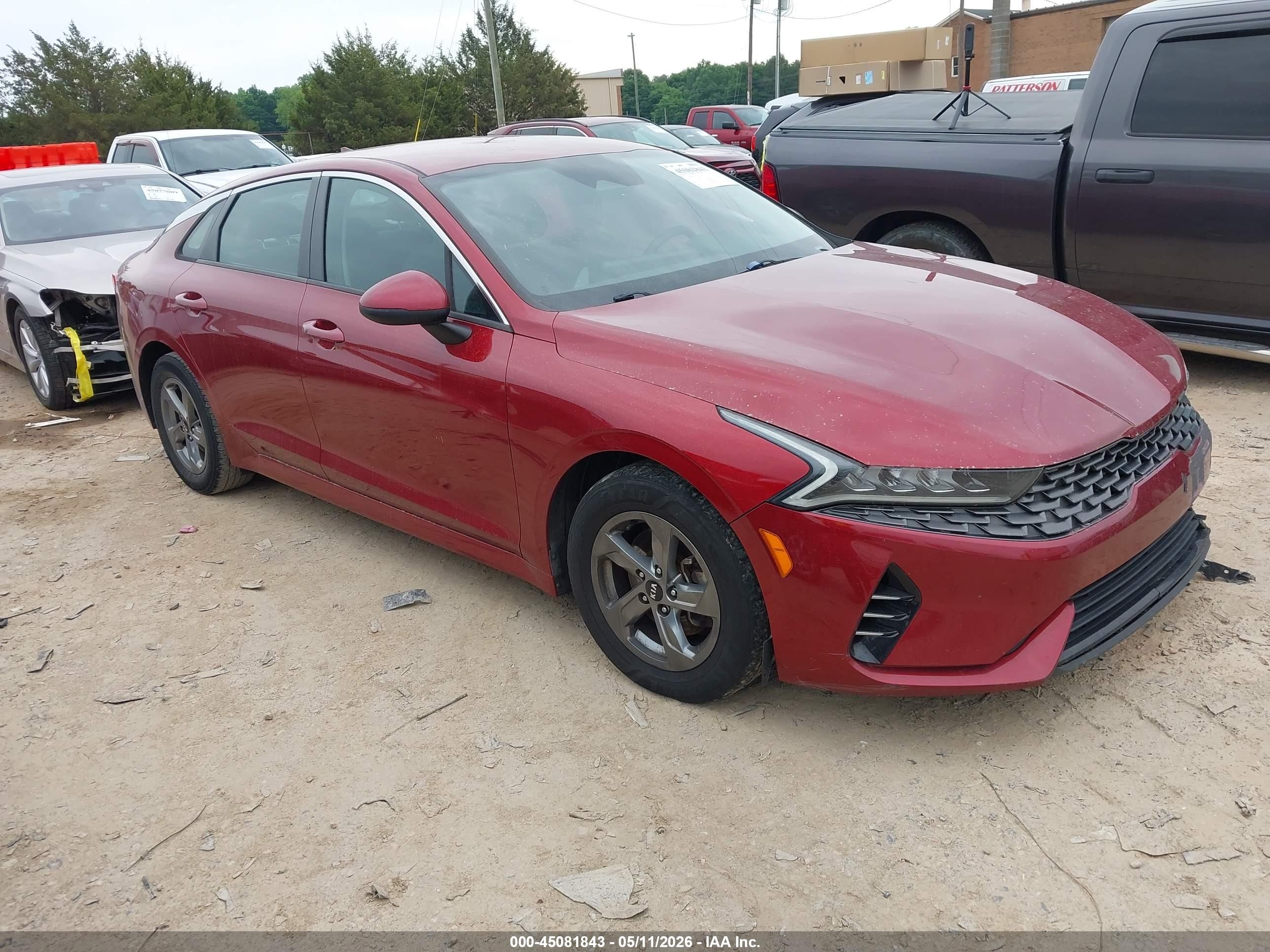 2021 Kia K5 LXS, VIN 5XXG14J29MG049592 — Front end