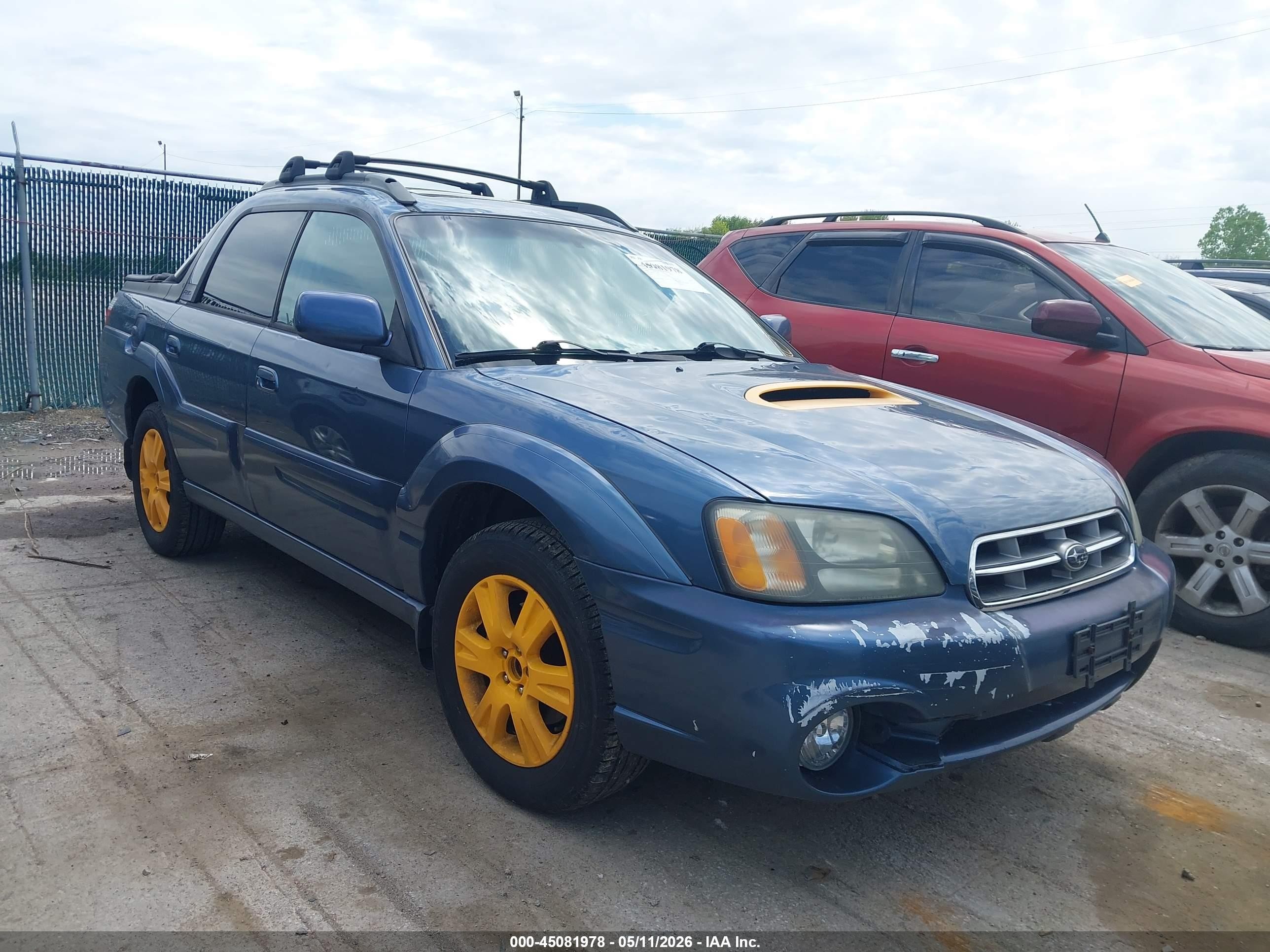 2006 Subaru Baja Turbo w/Leather Pkg, VIN 4S4BT63C165107512 — Hail