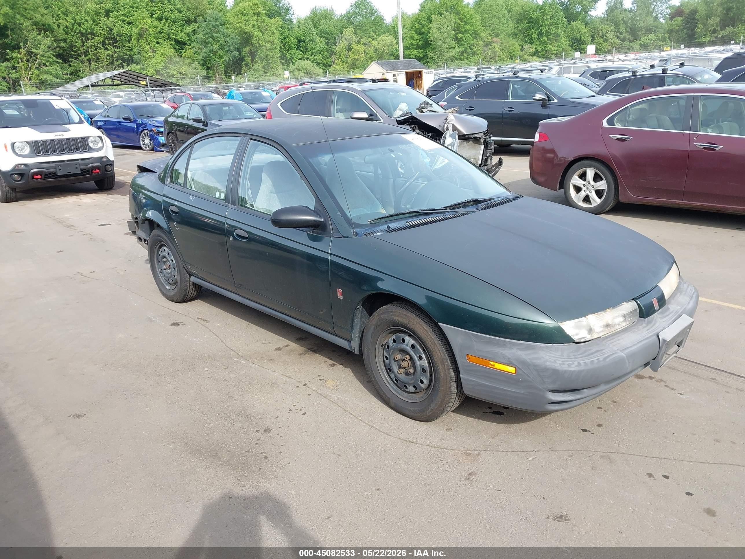 1997 Saturn SL, VIN 1G8ZH5285VZ241422 — Rear end