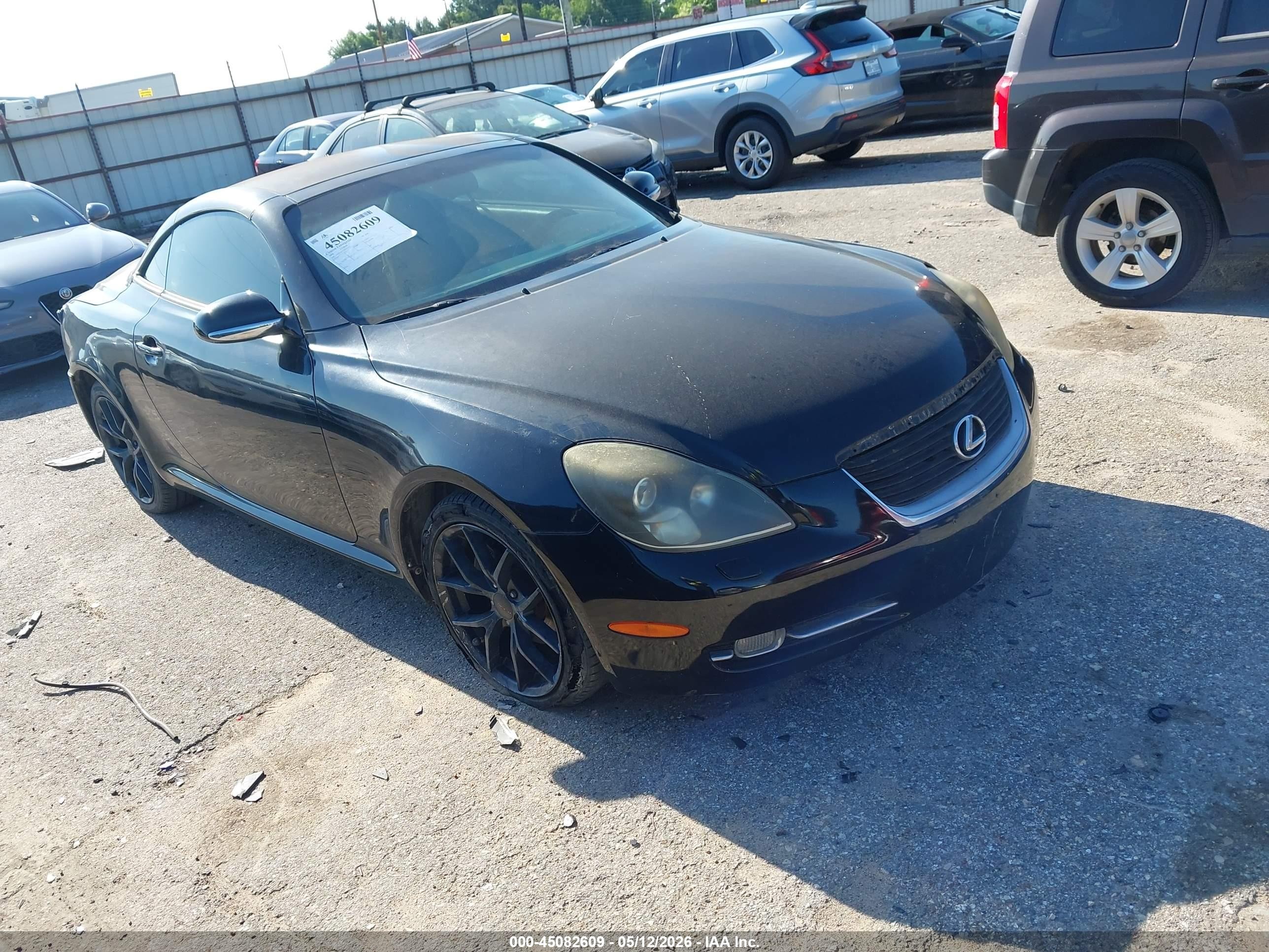 2008 Lexus SC 430, VIN JTHFN45Y789019233 — Front end