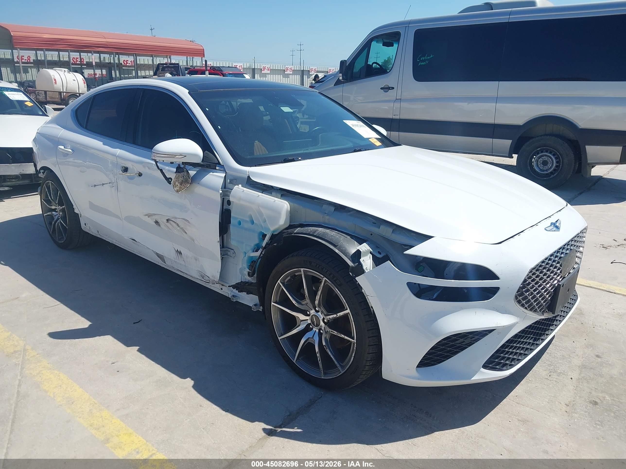 2022 Genesis G70 2.0T, VIN KMTG34TA8NU086628 — All over