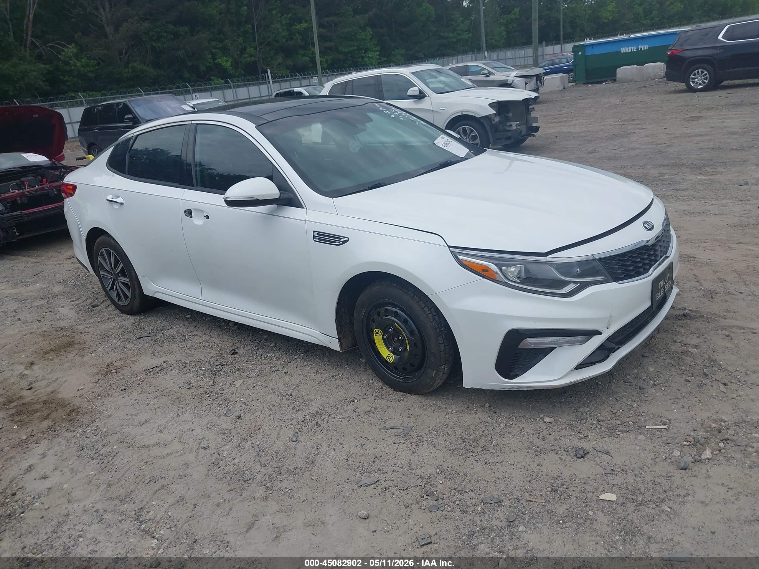 2019 Kia Optima S, VIN 5XXGT4L36KG329502 — Theft recovery