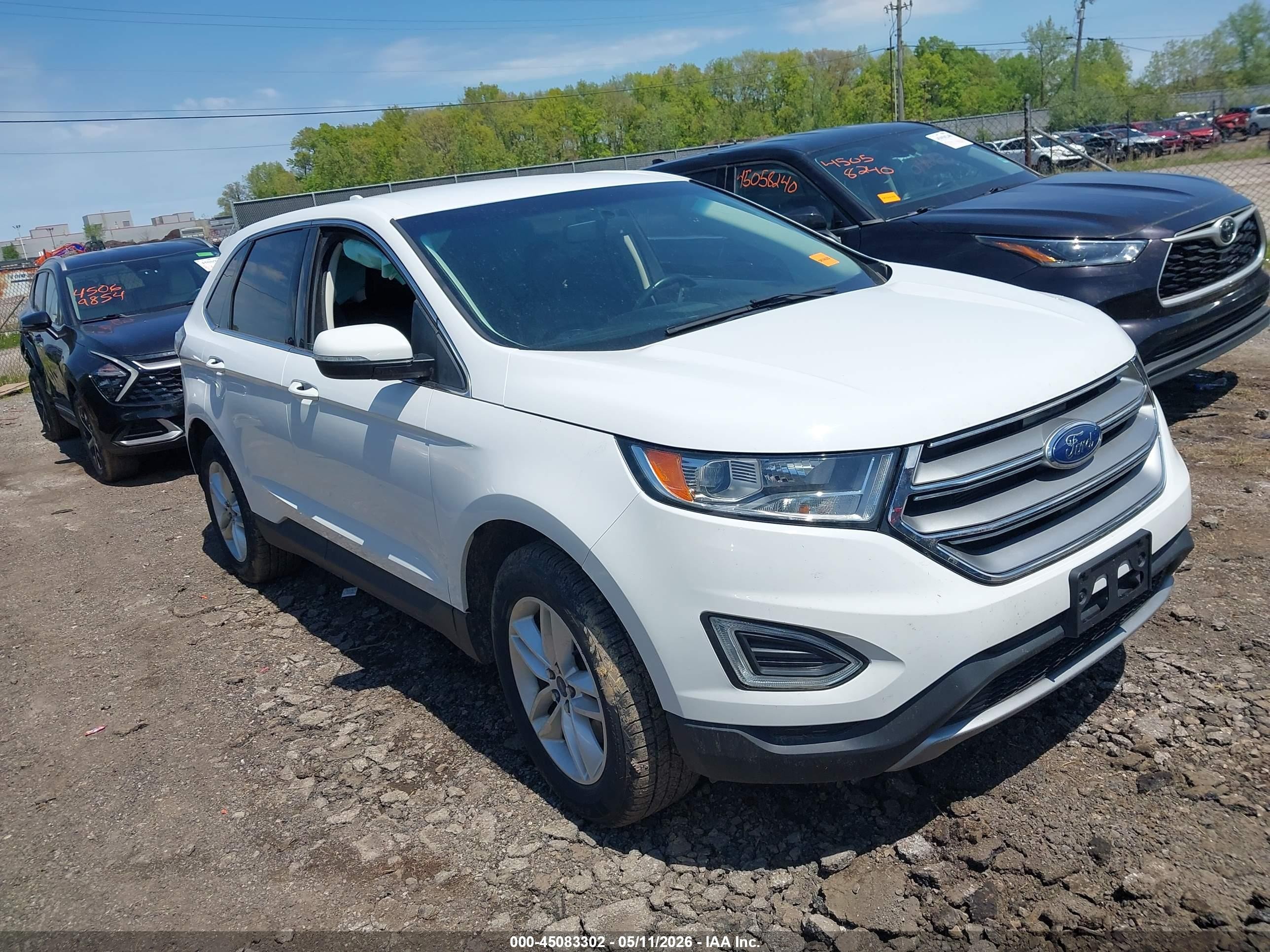2017 Ford Edge SEL, VIN 2FMPK4J87HBB96237 — Side