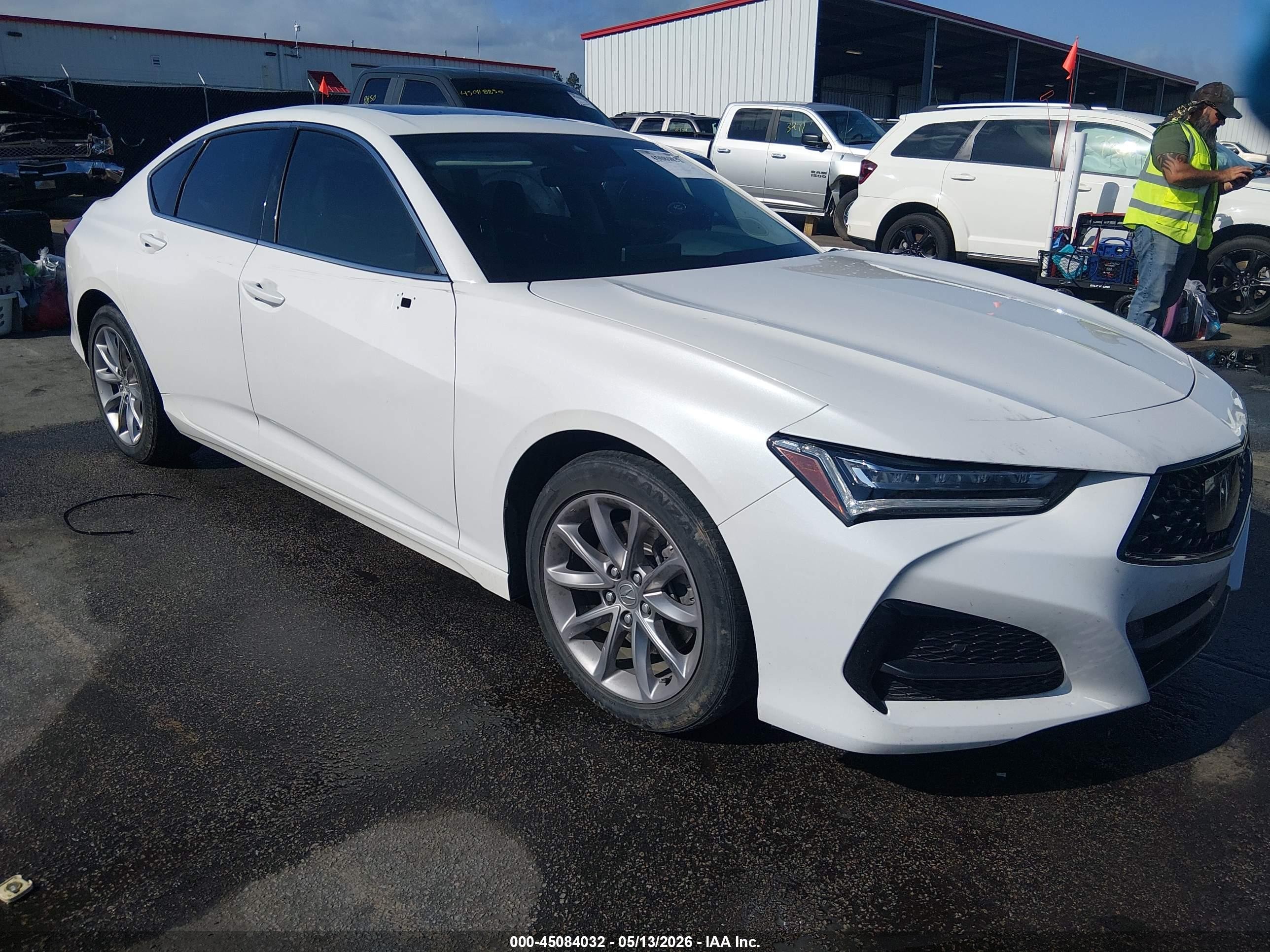 2021 Acura TLX, VIN 19UUB5F39MA013213 — Side