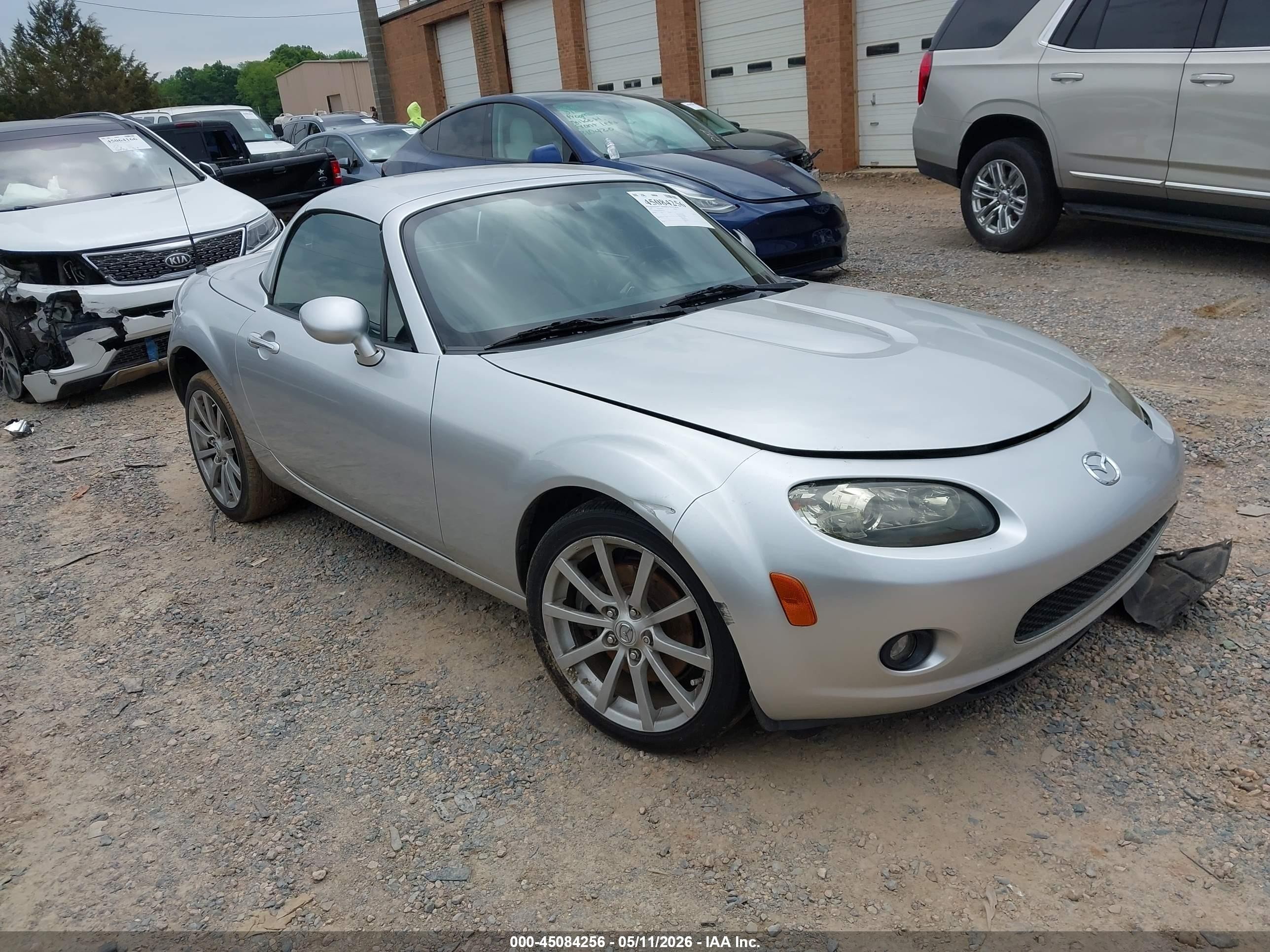 2008 Mazda MX-5 Miata Sport, VIN JM1NC26F180153325 — Side