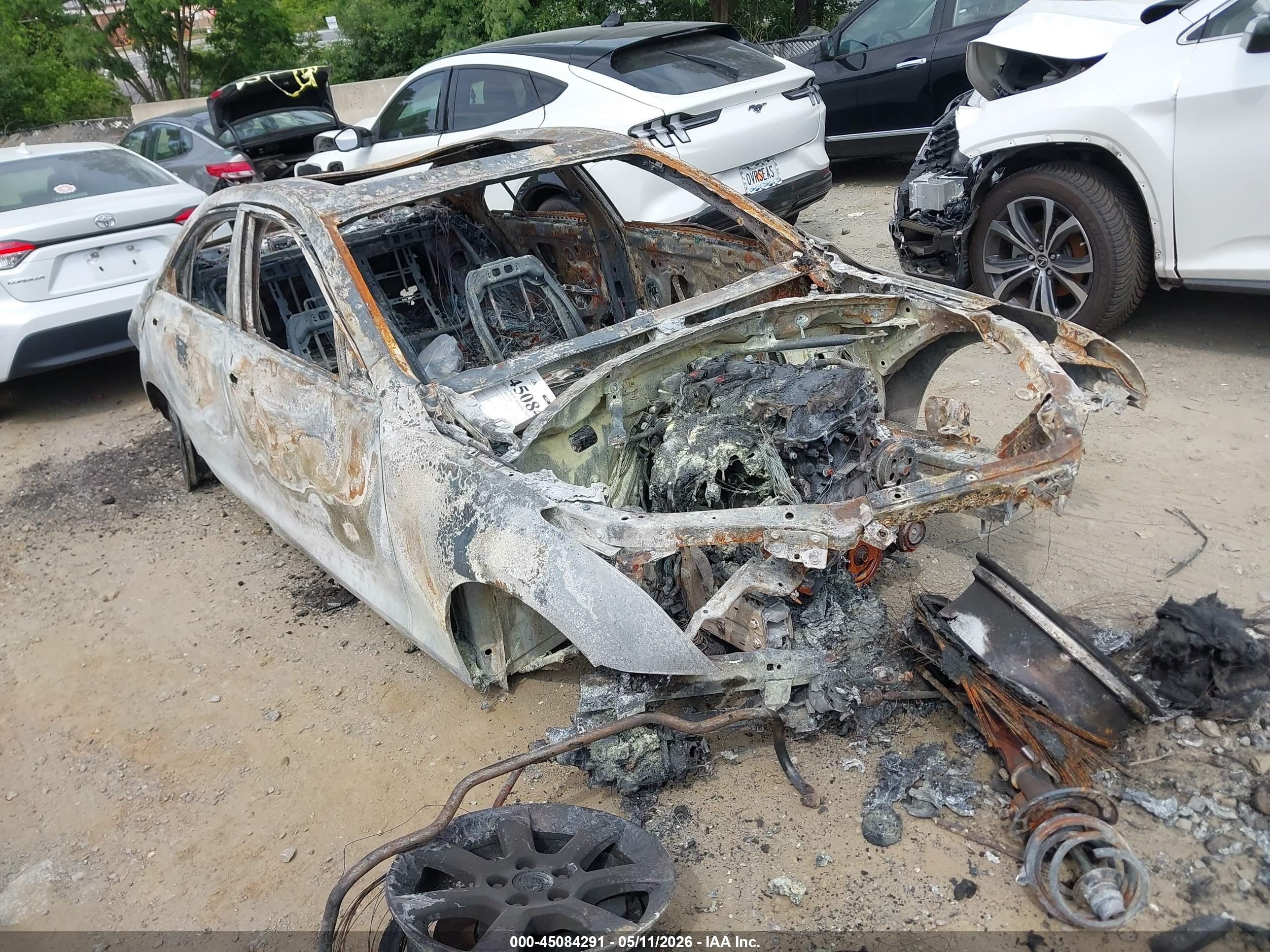 2013 Cadillac ATS, VIN 1G6AA5RA2D0147827 — Interior fire