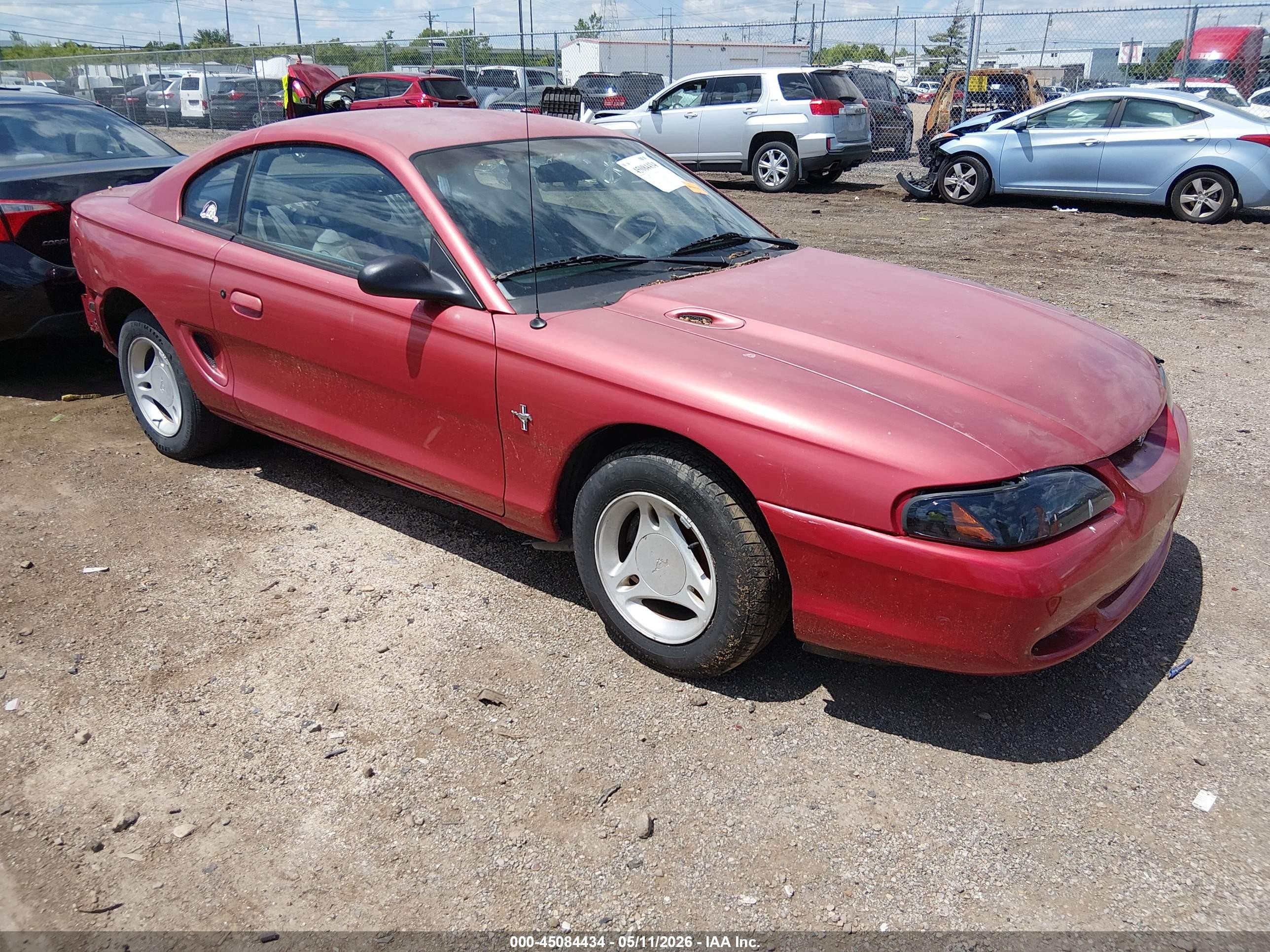 1996 Ford Mustang, VIN 1FALP4048TF217595 — Rear end