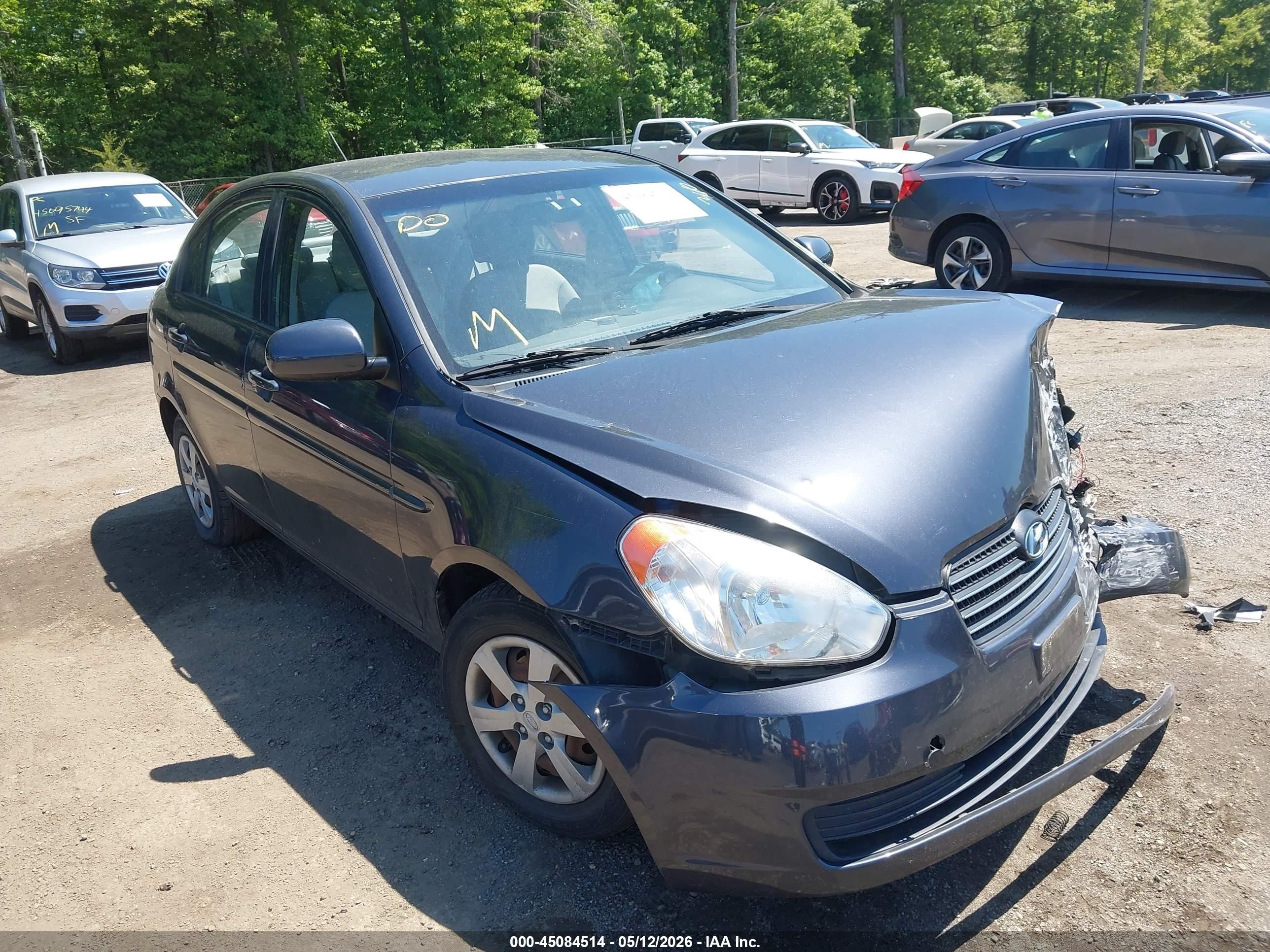 2010 Hyundai Accent GLS, VIN KMHCN4AC6AU410239 — Front end