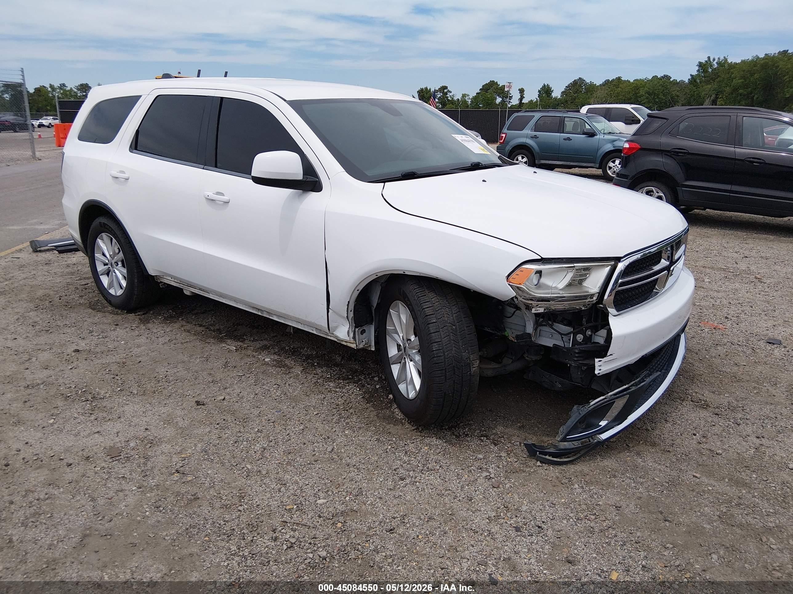 2019 Dodge Durango SXT Plus, VIN 1C4RDHAG7KC604765 — Front end