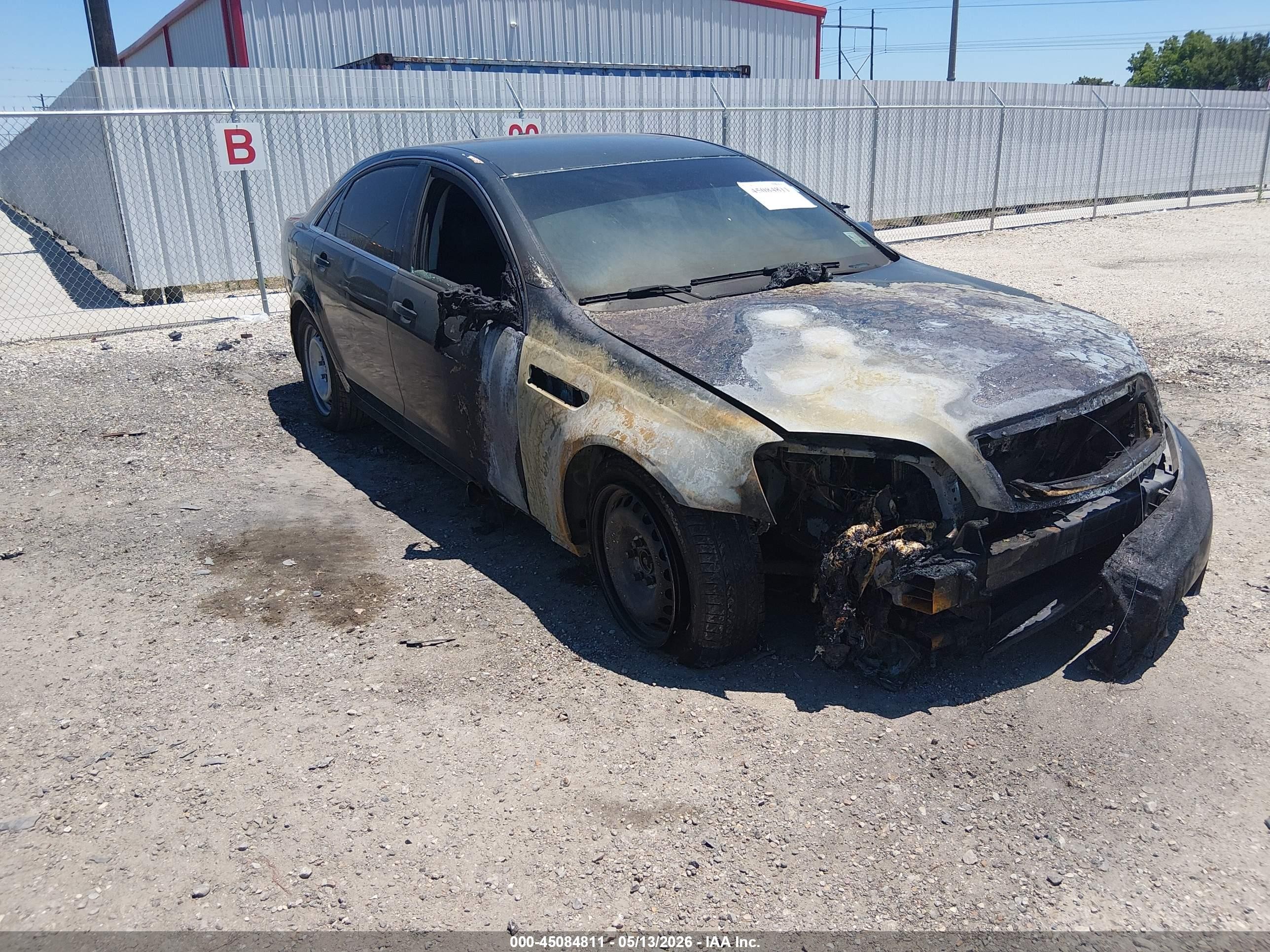 2016 Chevrolet Caprice Police Police, VIN 6G3NS5U26GL226077 — Engine fire