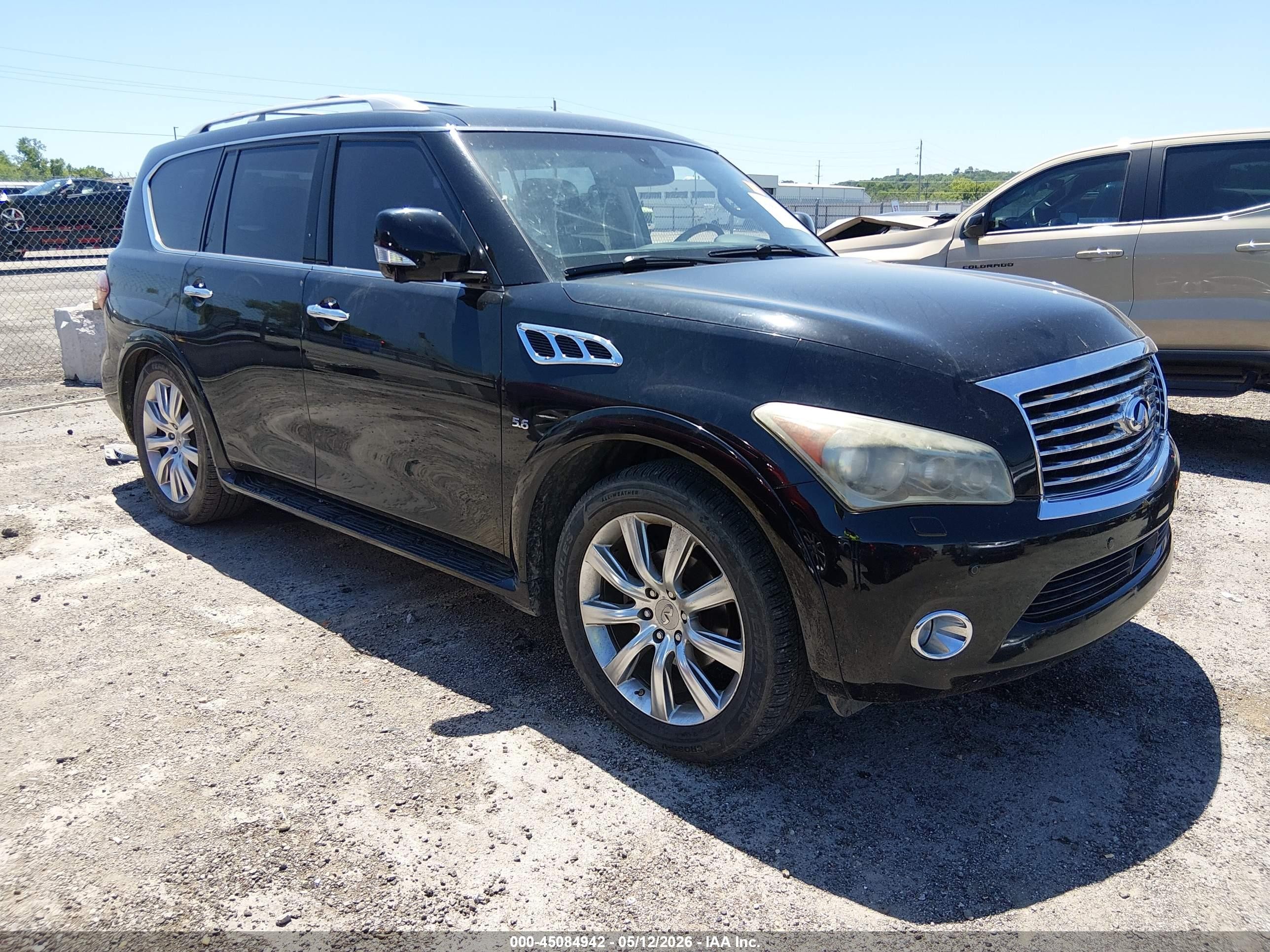 2014 Infiniti QX80, VIN JN8AZ2NE9E9067097 — Rear end