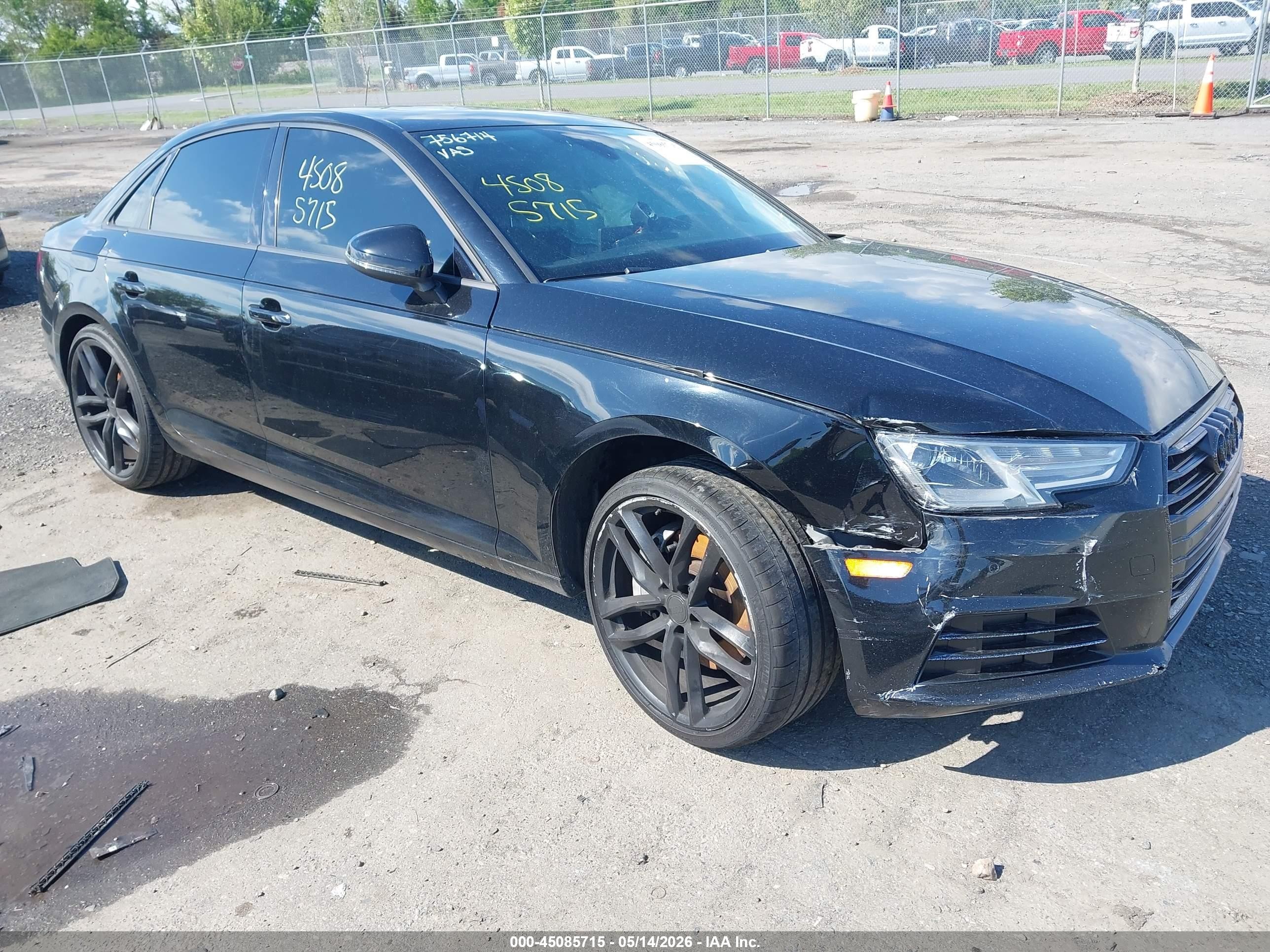 2017 Audi A4 Premium, VIN WAUGNAF4XHN002334 — Side