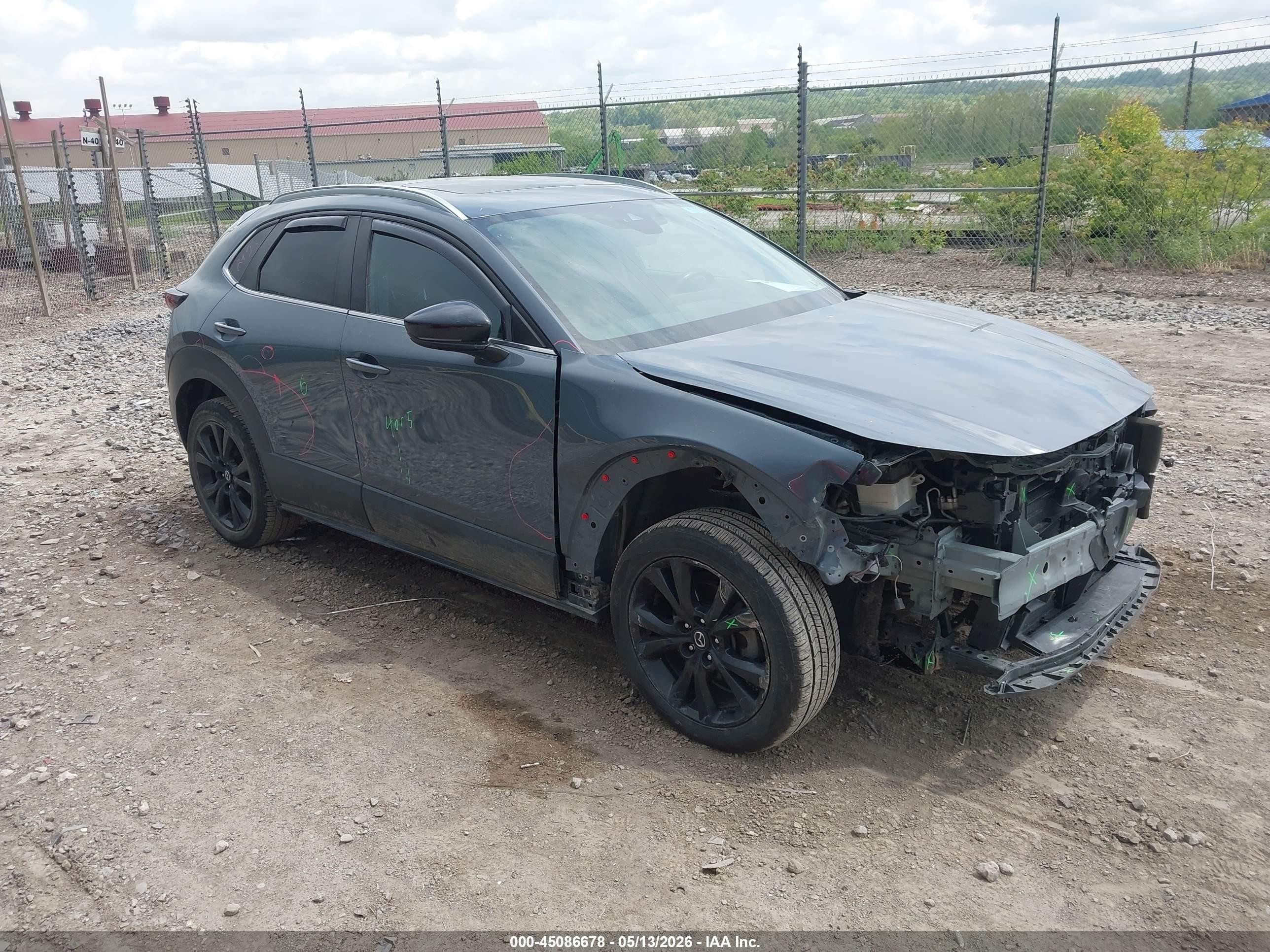 2023 Mazda CX-30 S Carbon Edition, VIN 3MVDMBCM9PM528982 — Front end