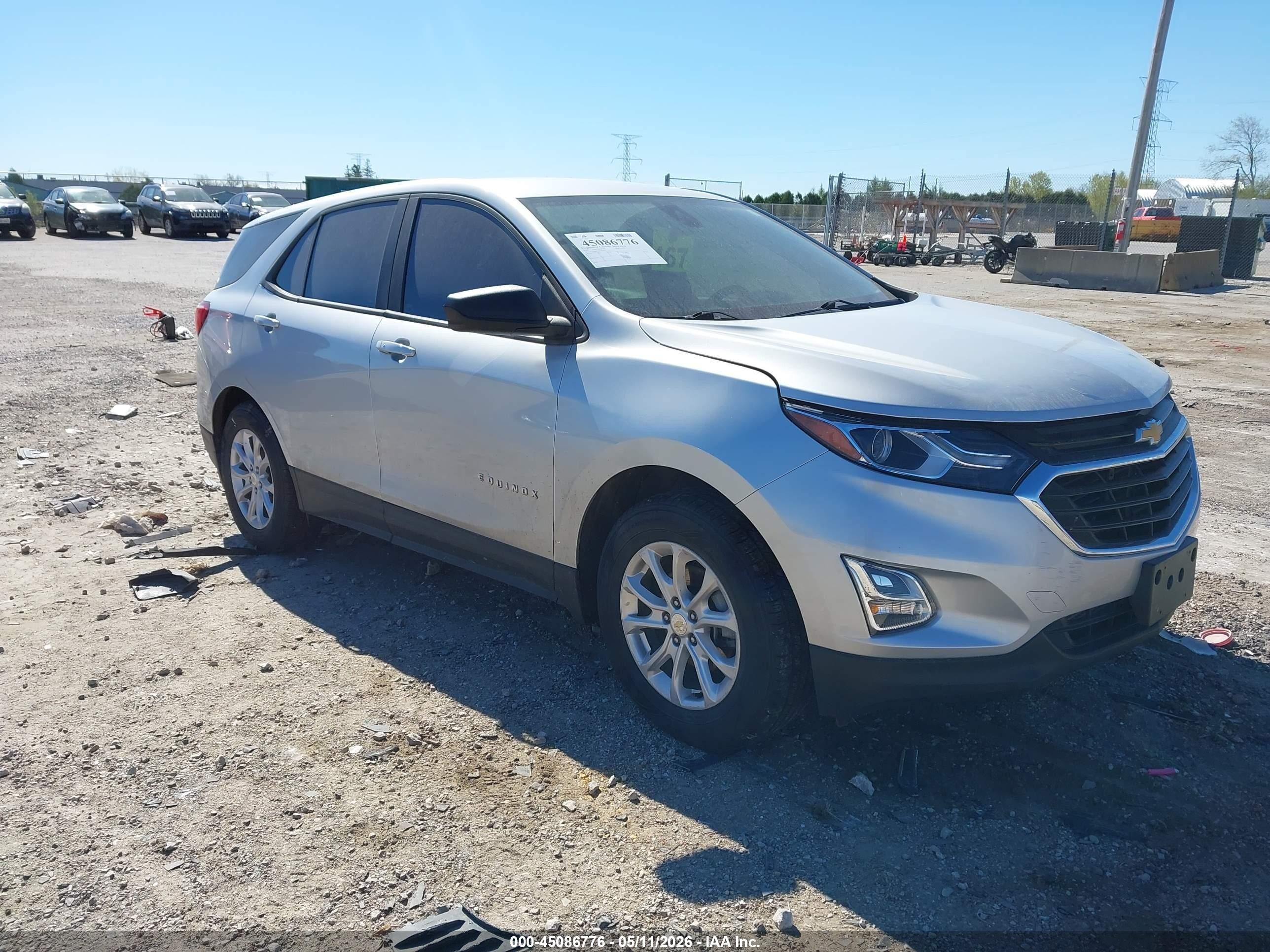 2020 Chevrolet Equinox LS, VIN 3GNAXHEV8LS565054 — Front end