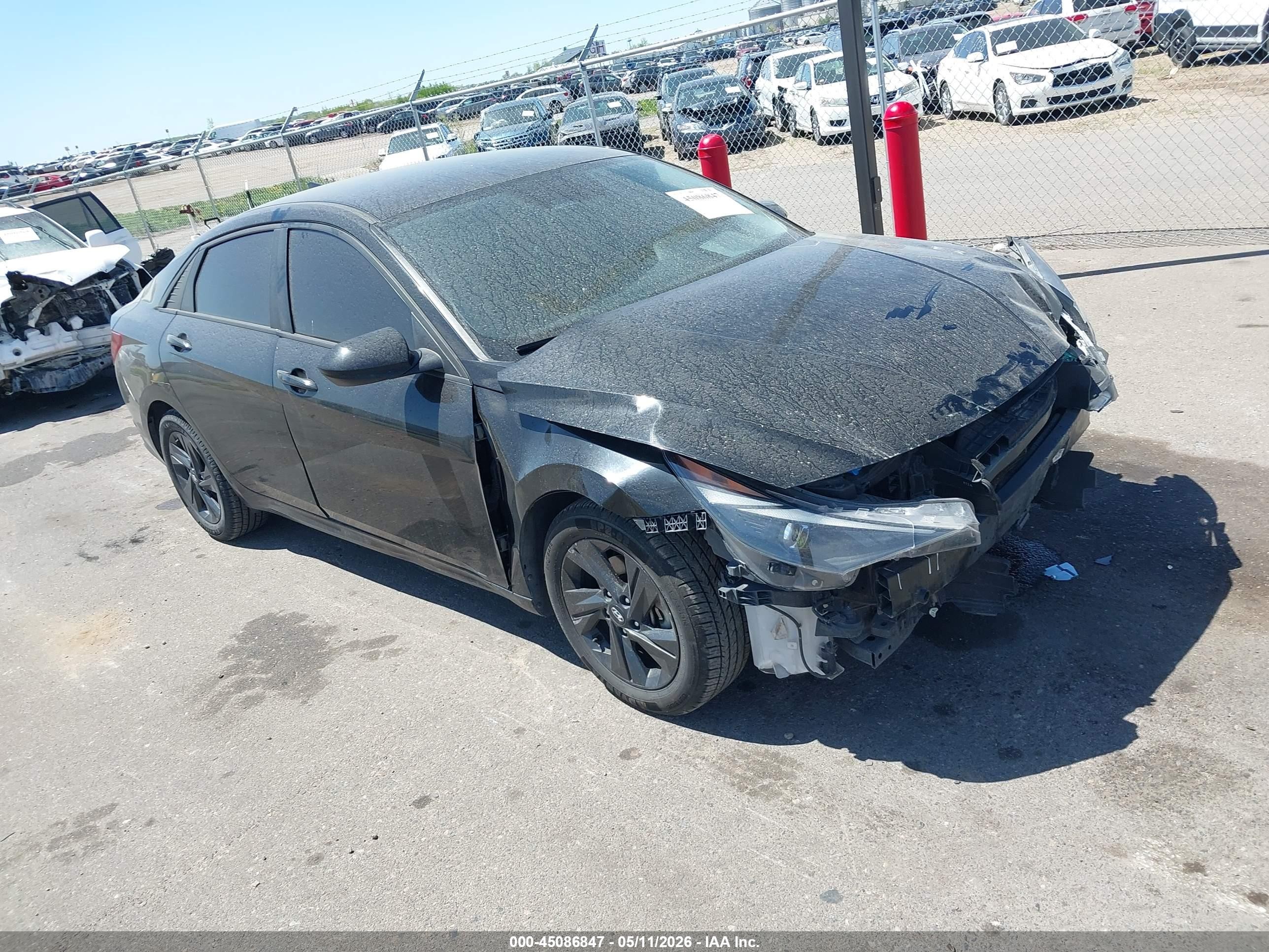 2021 Hyundai Elantra SEL, VIN KMHLS4AG5MU094445 — Front end