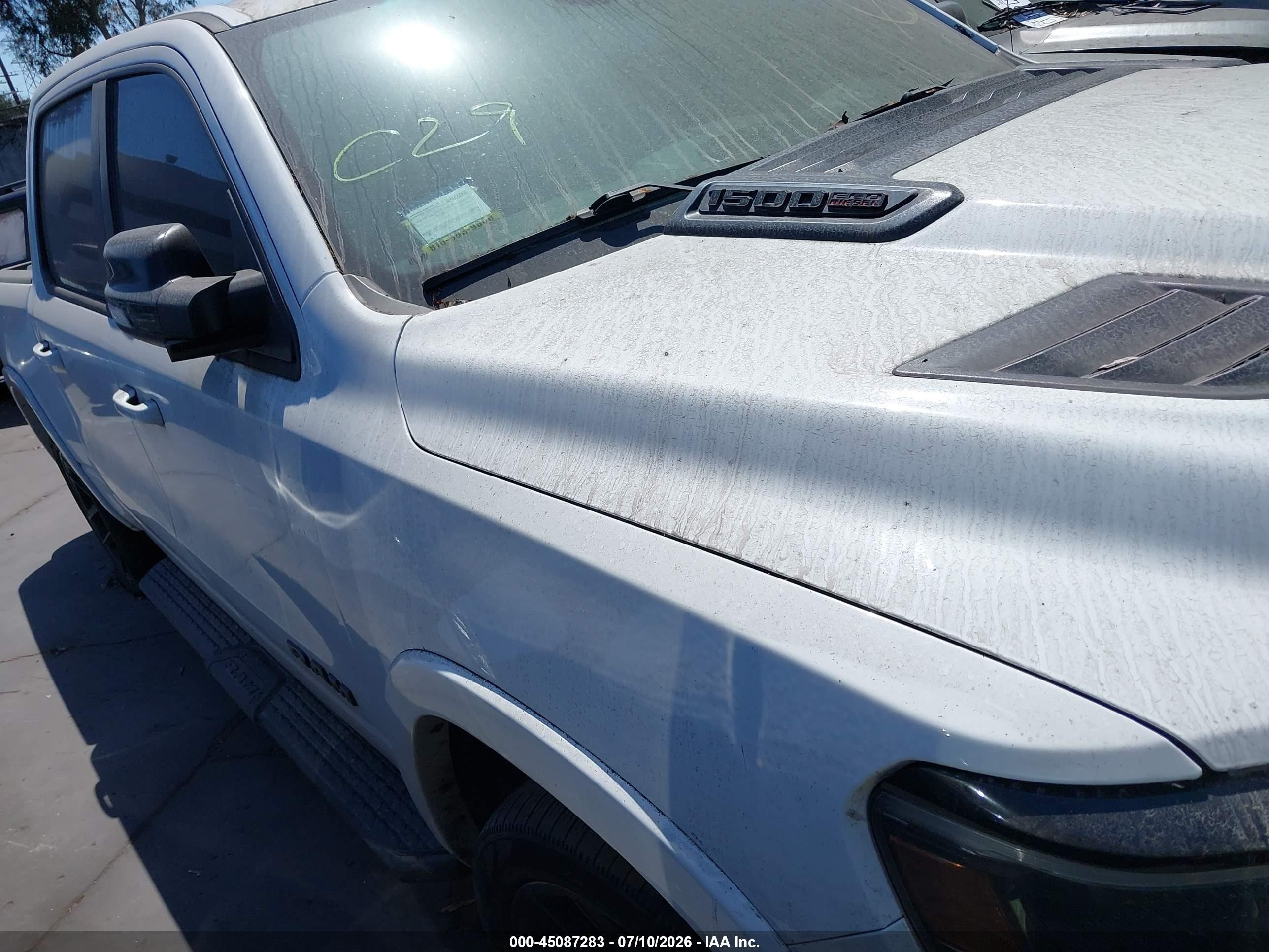 2022 Ram 1500 Laramie, VIN 1C6RREJM0NN464161 — Rear end