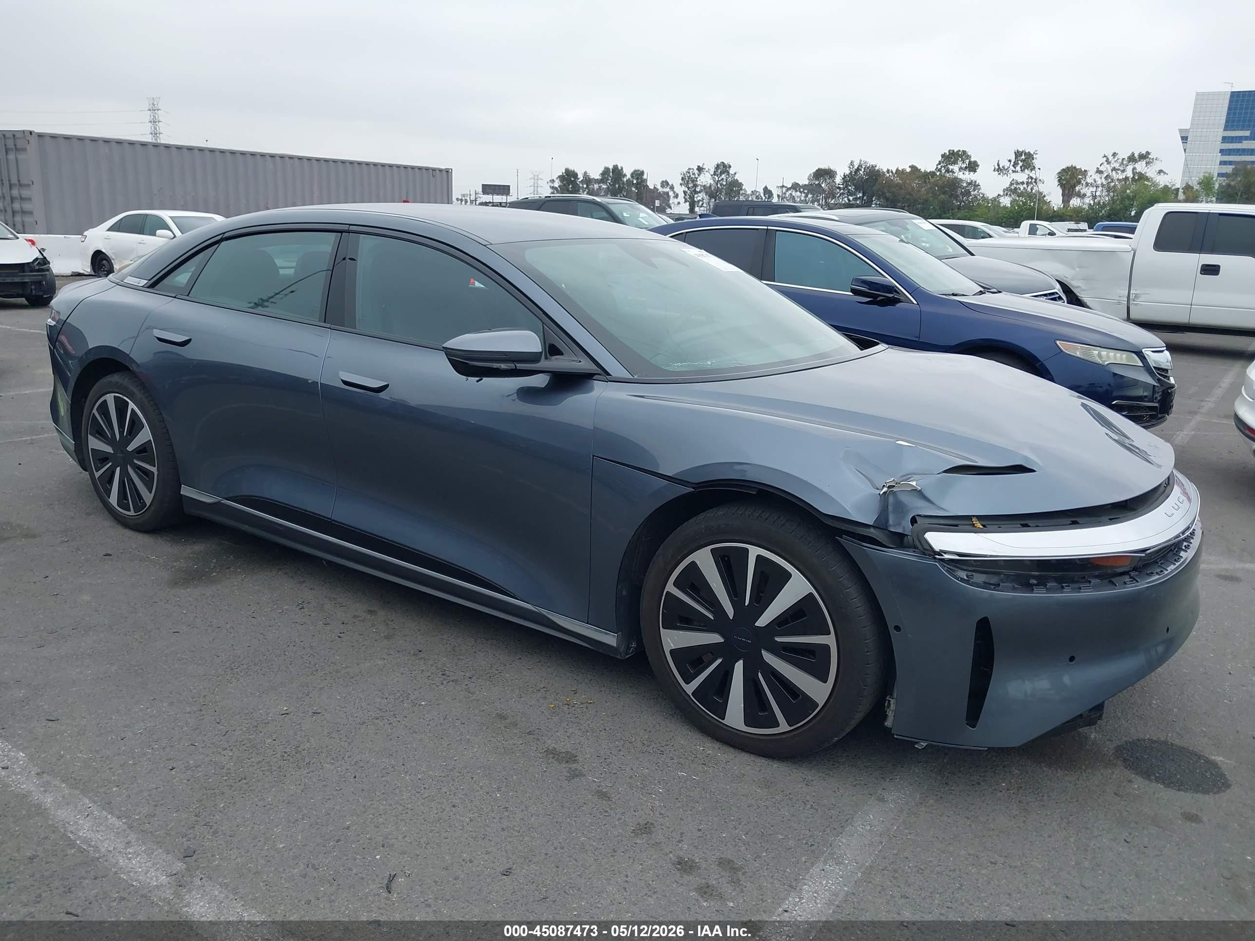 2023 Lucid Air Pure, VIN 50EA1PFA8PA021009 — Side