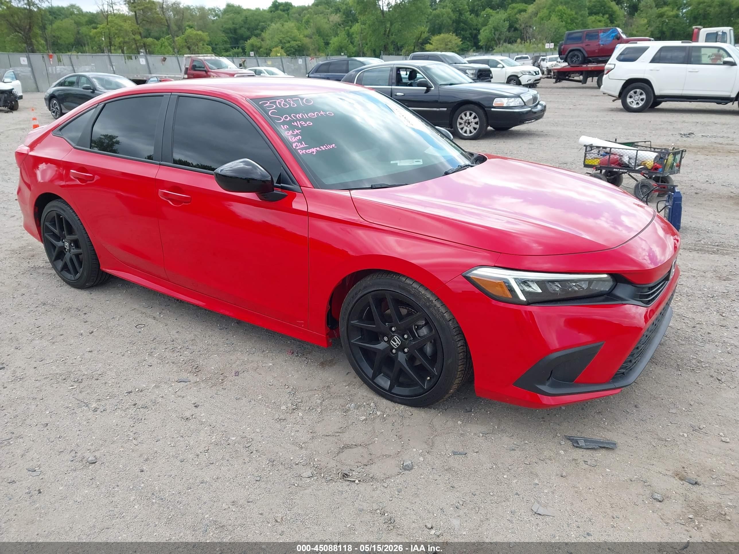 2024 Honda Civic Sport, VIN 2HGFE2F51RH555995 — Front end