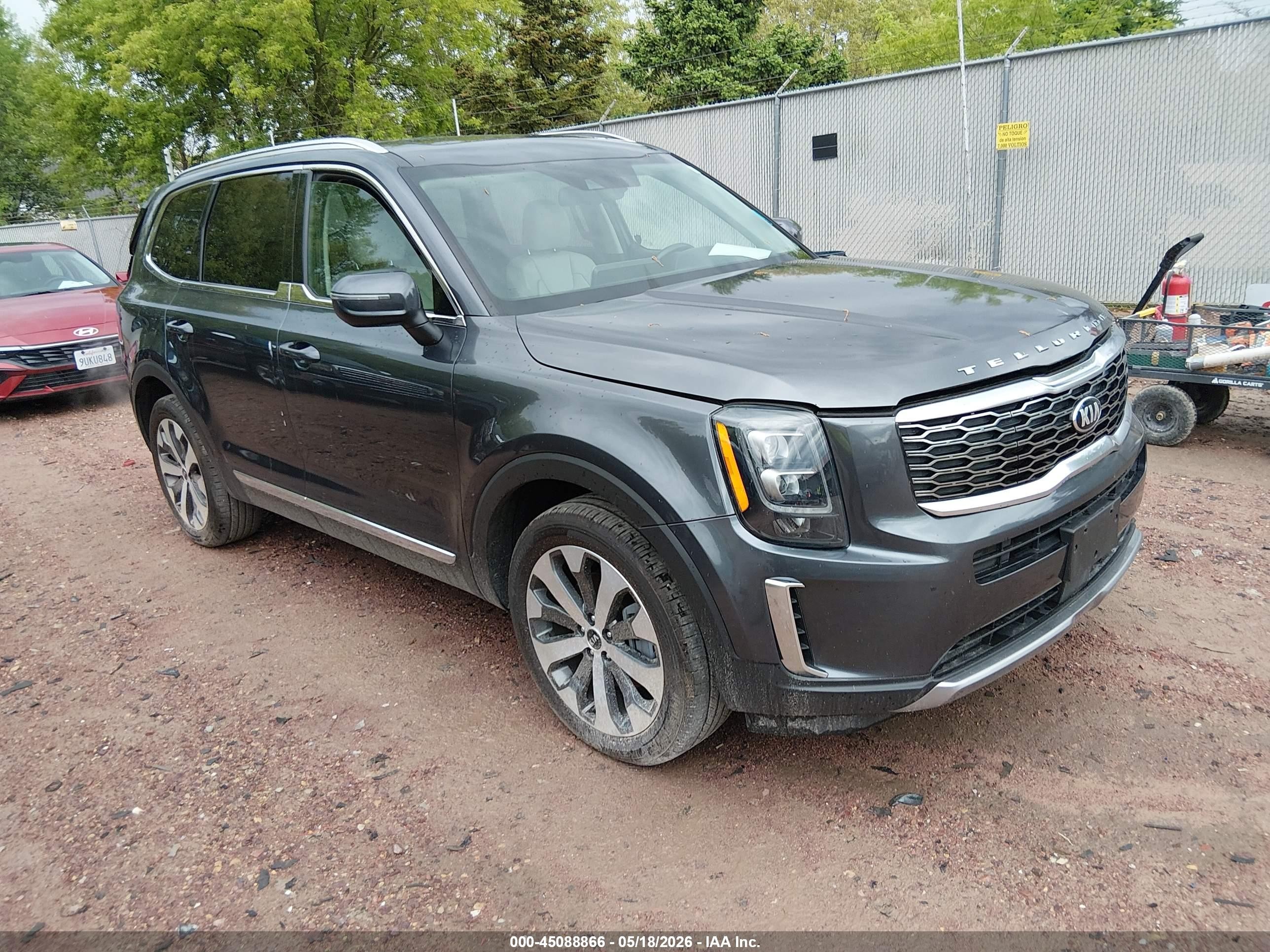 2021 Kia Telluride EX, VIN 5XYP3DHC7MG132829 — Rear end