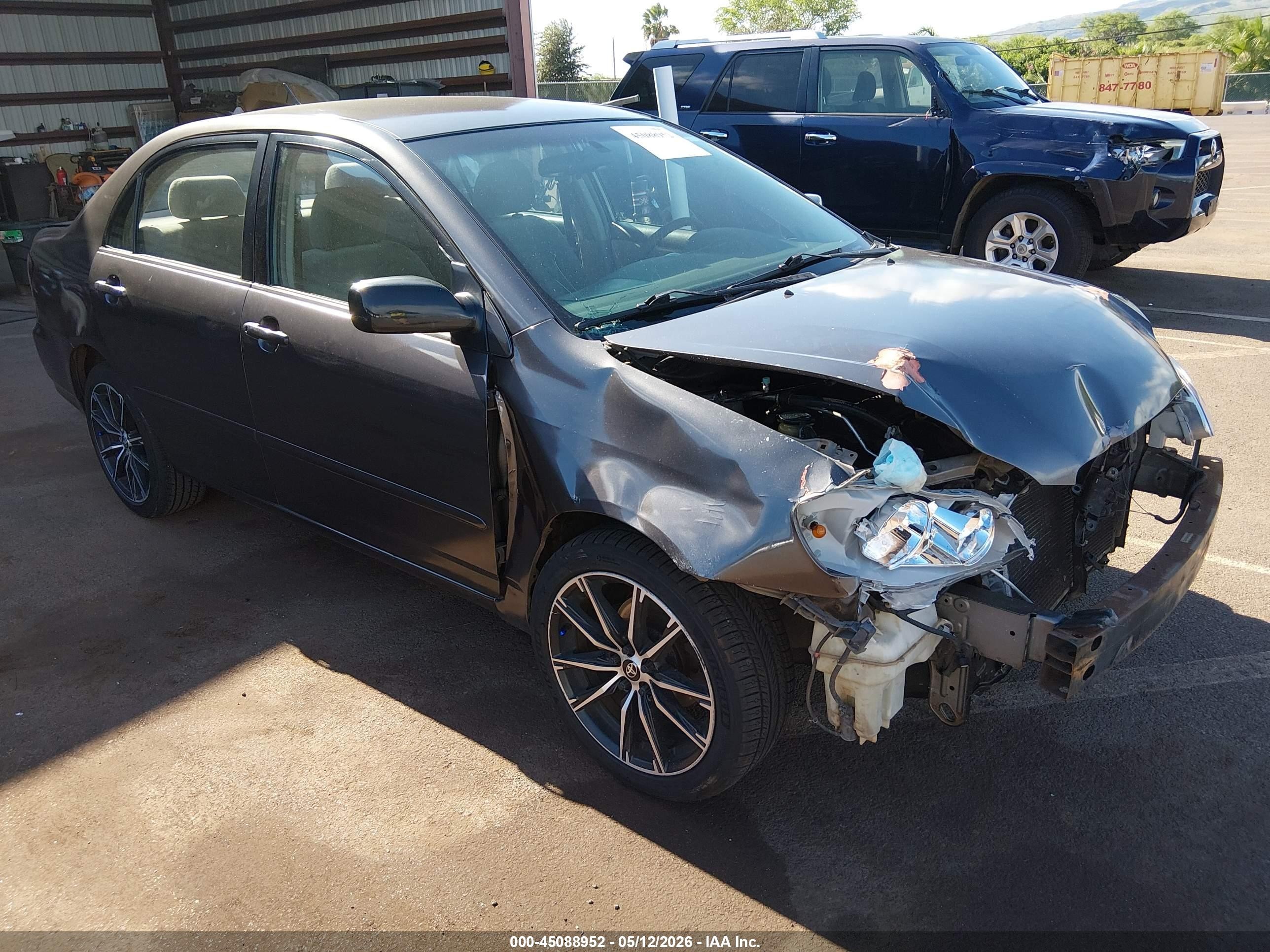 2003 Toyota Corolla CE, VIN 1NXBR32E63Z176620 — Front end