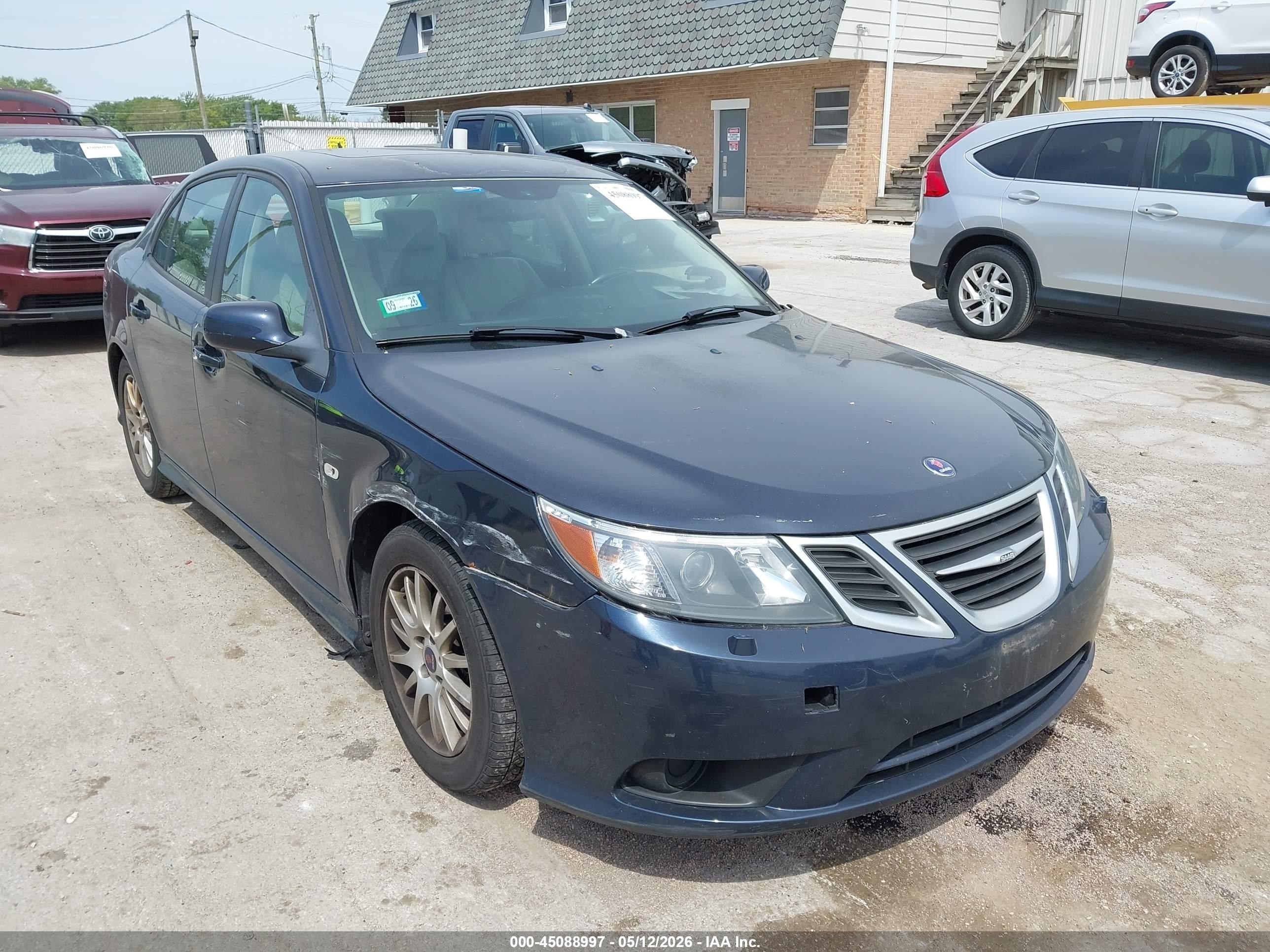 2011 Saab 9-3, VIN YS3FA4CY8B1300939 — Frame damage