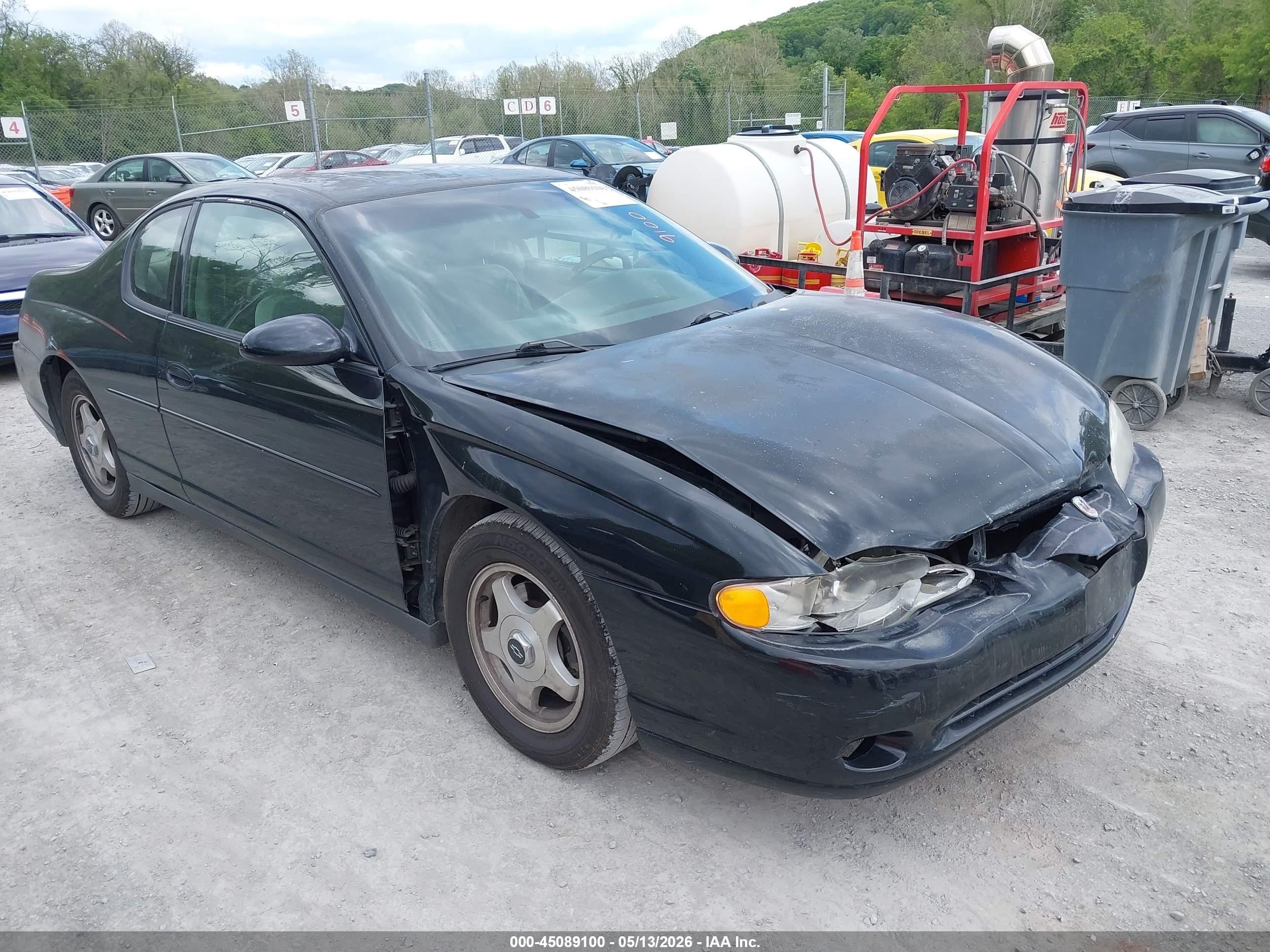 2004 Chevrolet Monte Carlo LS, VIN 2G1WW12E449270666 — Front end