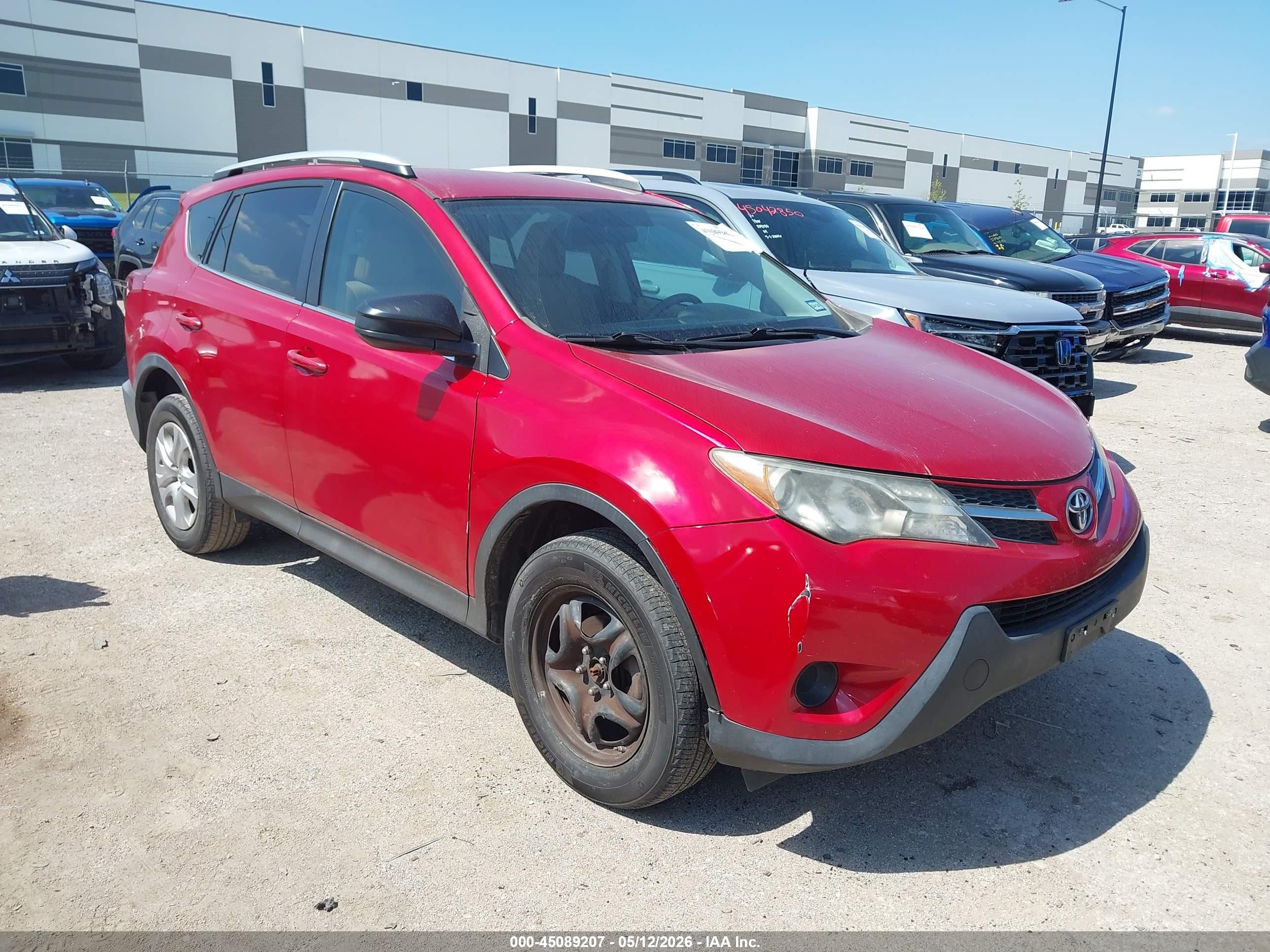 2013 Toyota RAV4 LE, VIN 2T3ZFREV1DW037395 — Water / flood