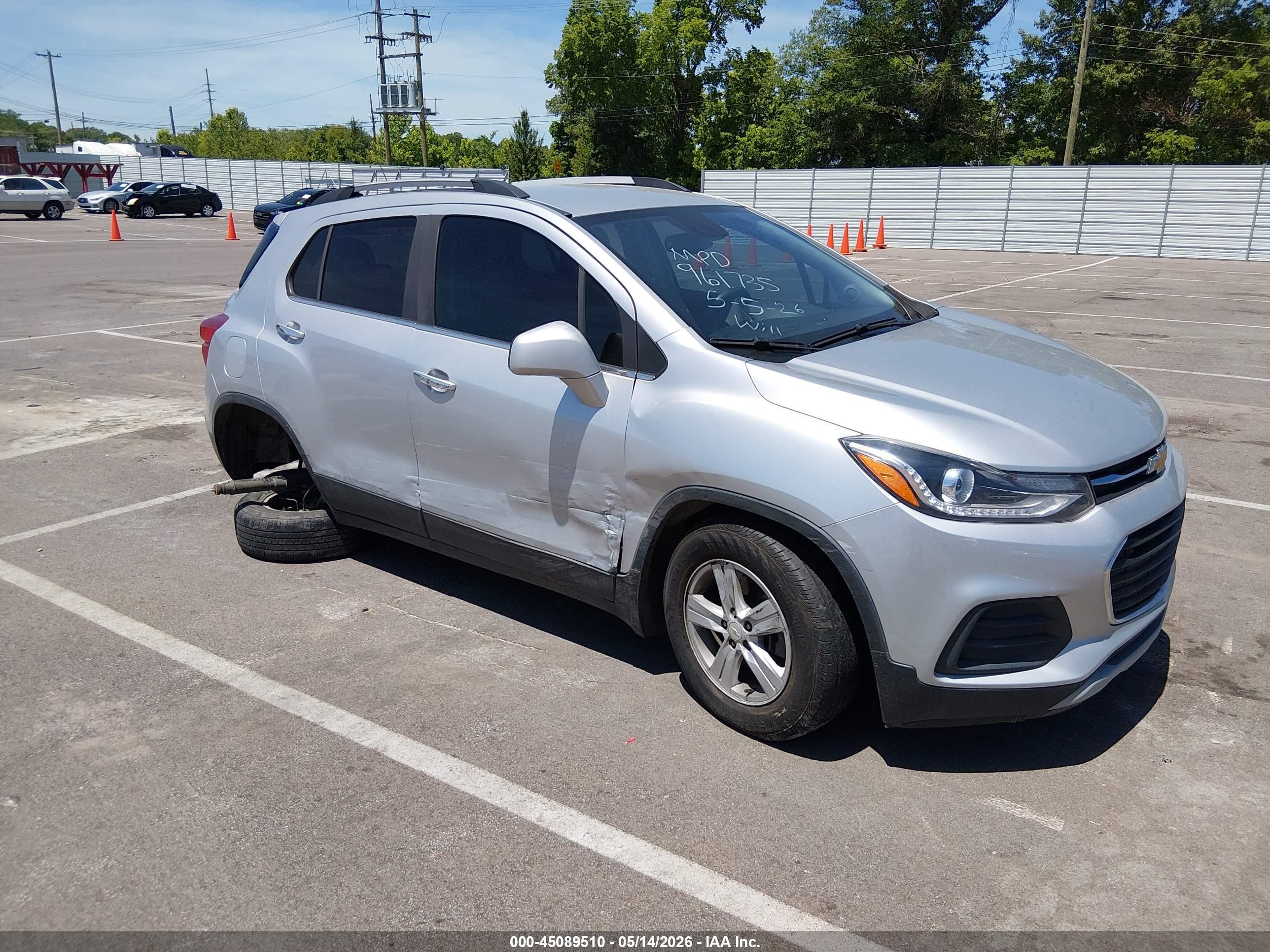 2019 Chevrolet Trax LT, VIN KL7CJLSB8KB961735 — Зад