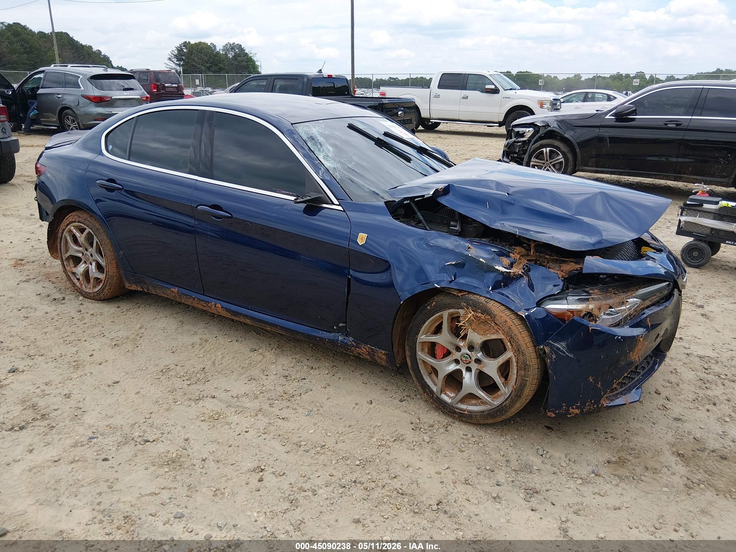 2021 Alfa Romeo Giulia Ti Sport, VIN ZARFANBN8M7649738 — All over
